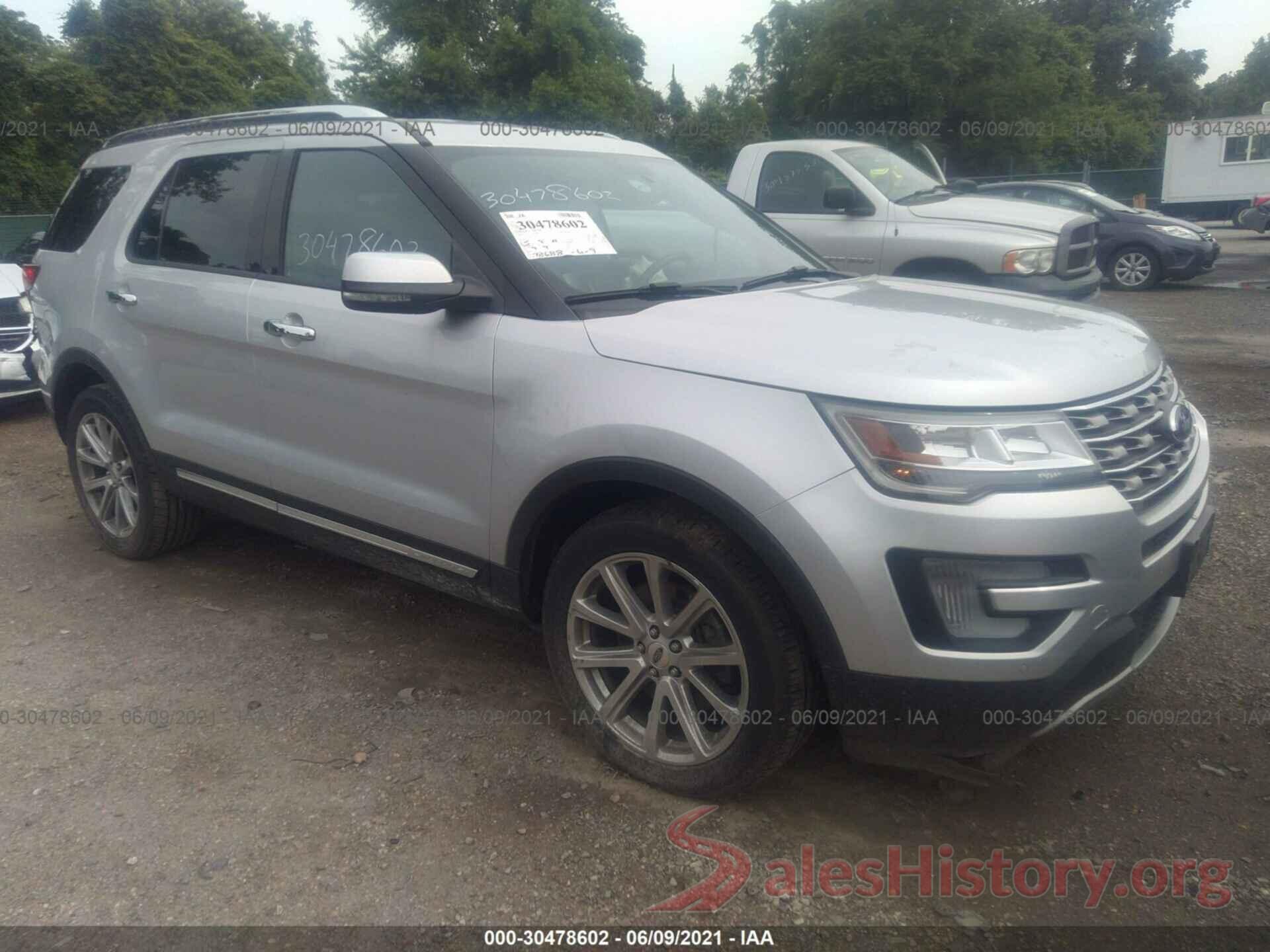 1FM5K8F81HGD24312 2017 FORD EXPLORER