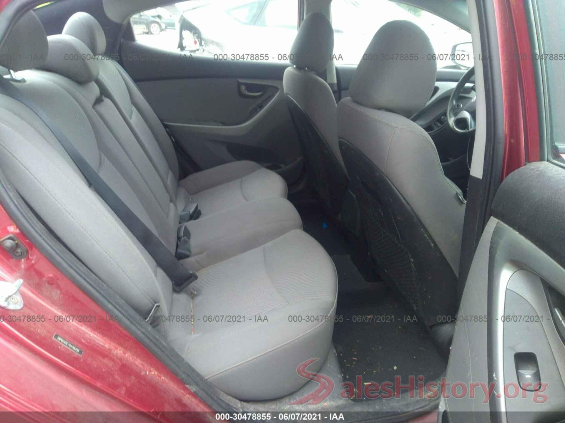 5NPDH4AE7GH786498 2016 HYUNDAI ELANTRA