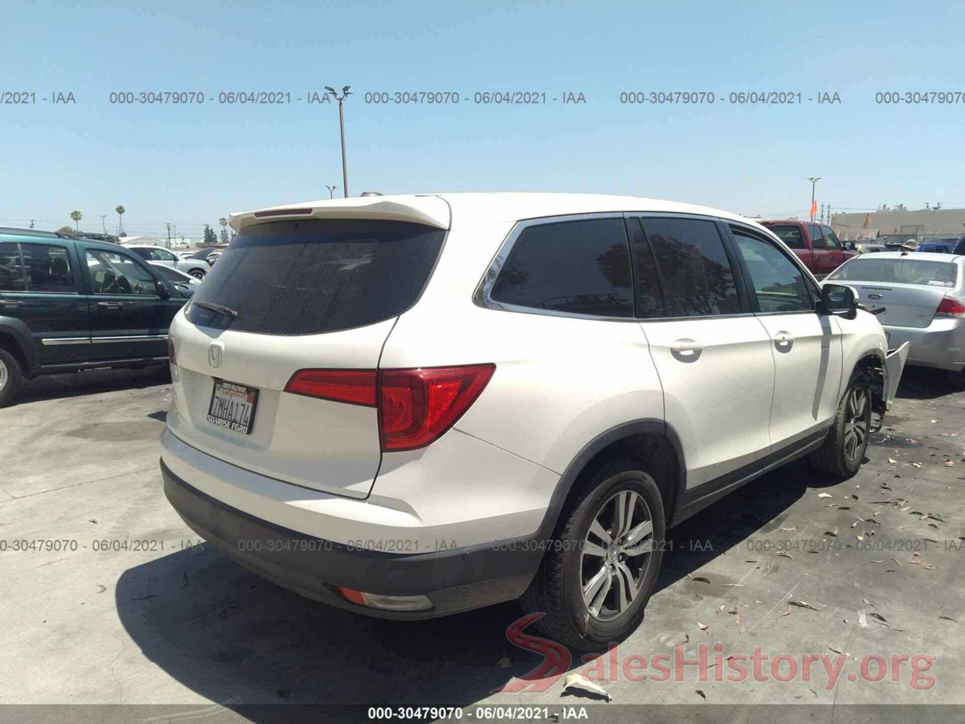 5FNYF5H52GB001340 2016 HONDA PILOT