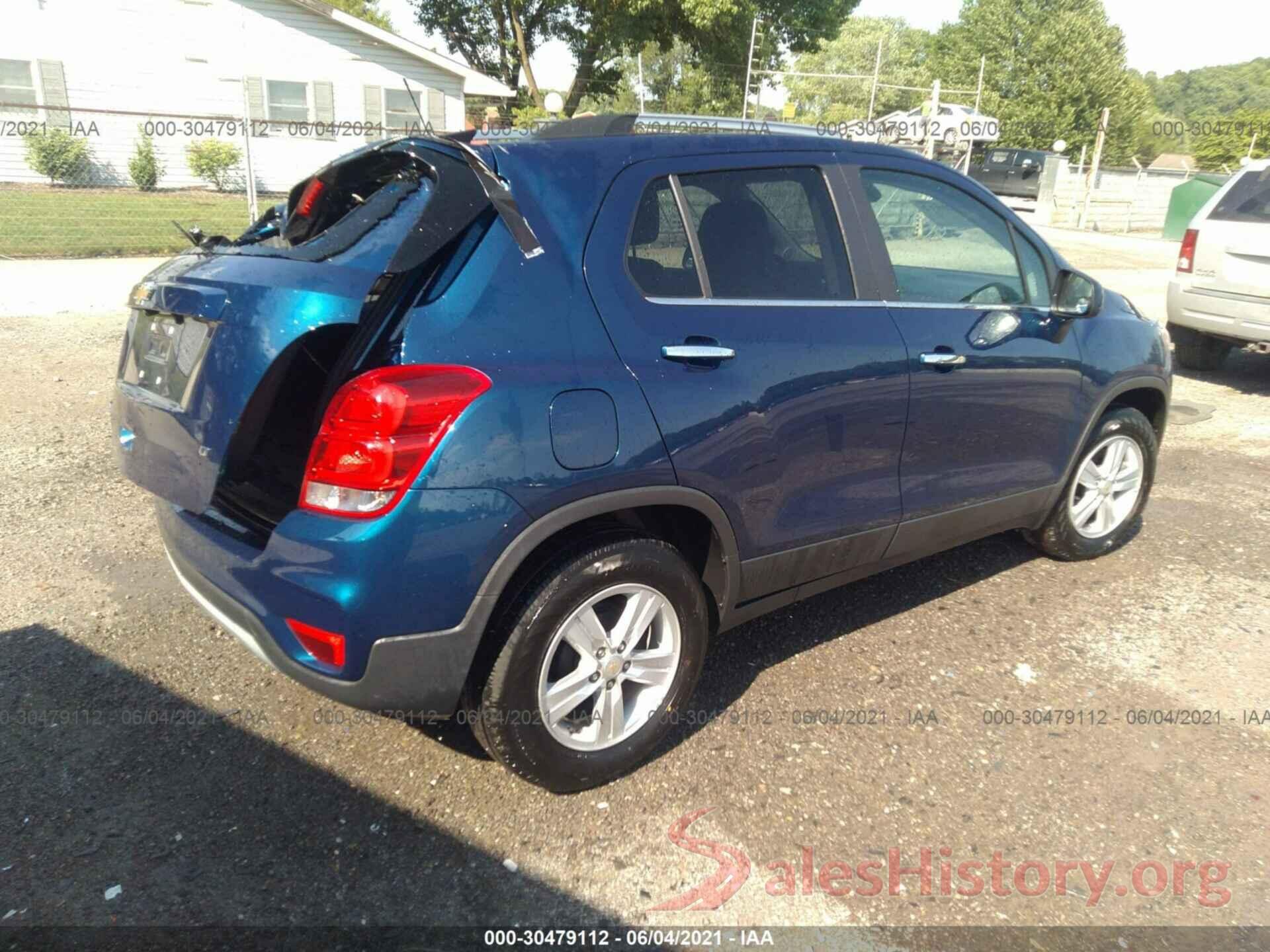 3GNCJLSB1LL191520 2020 CHEVROLET TRAX