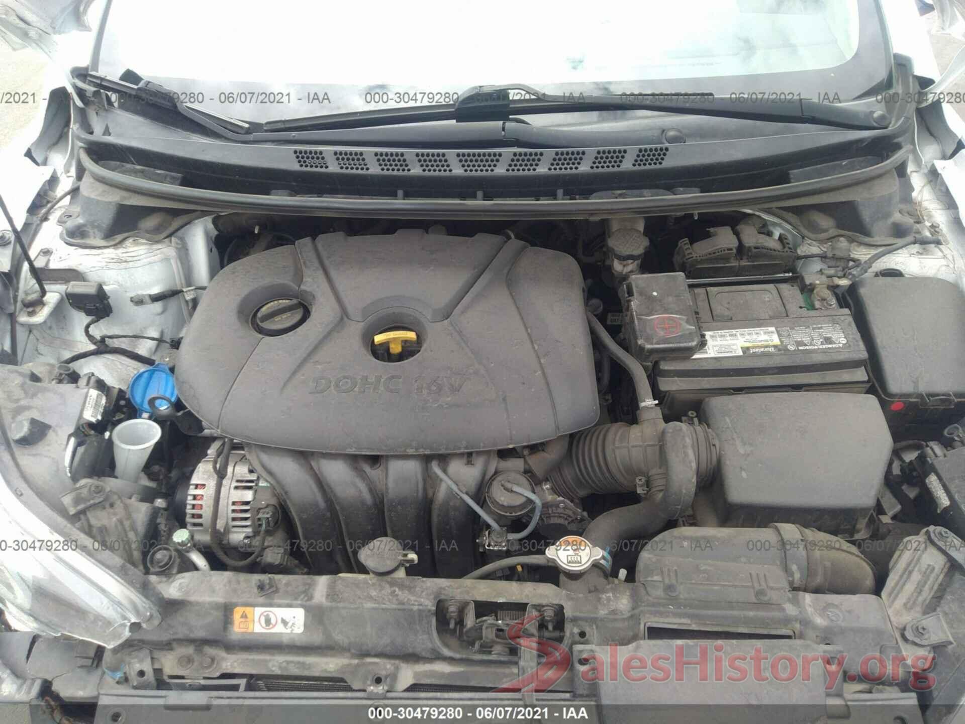 5NPDH4AE5GH776181 2016 HYUNDAI ELANTRA