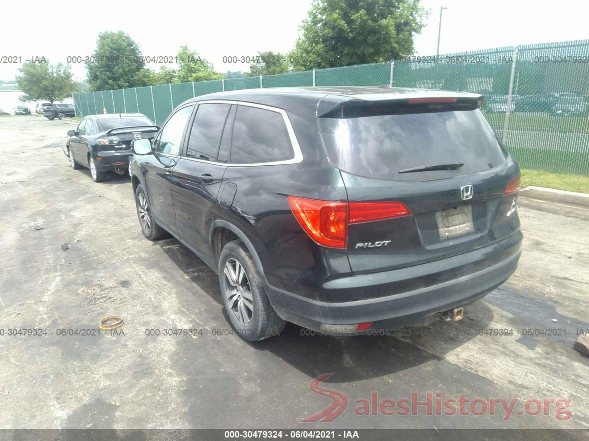 5FNYF6H7XGB062622 2016 HONDA PILOT