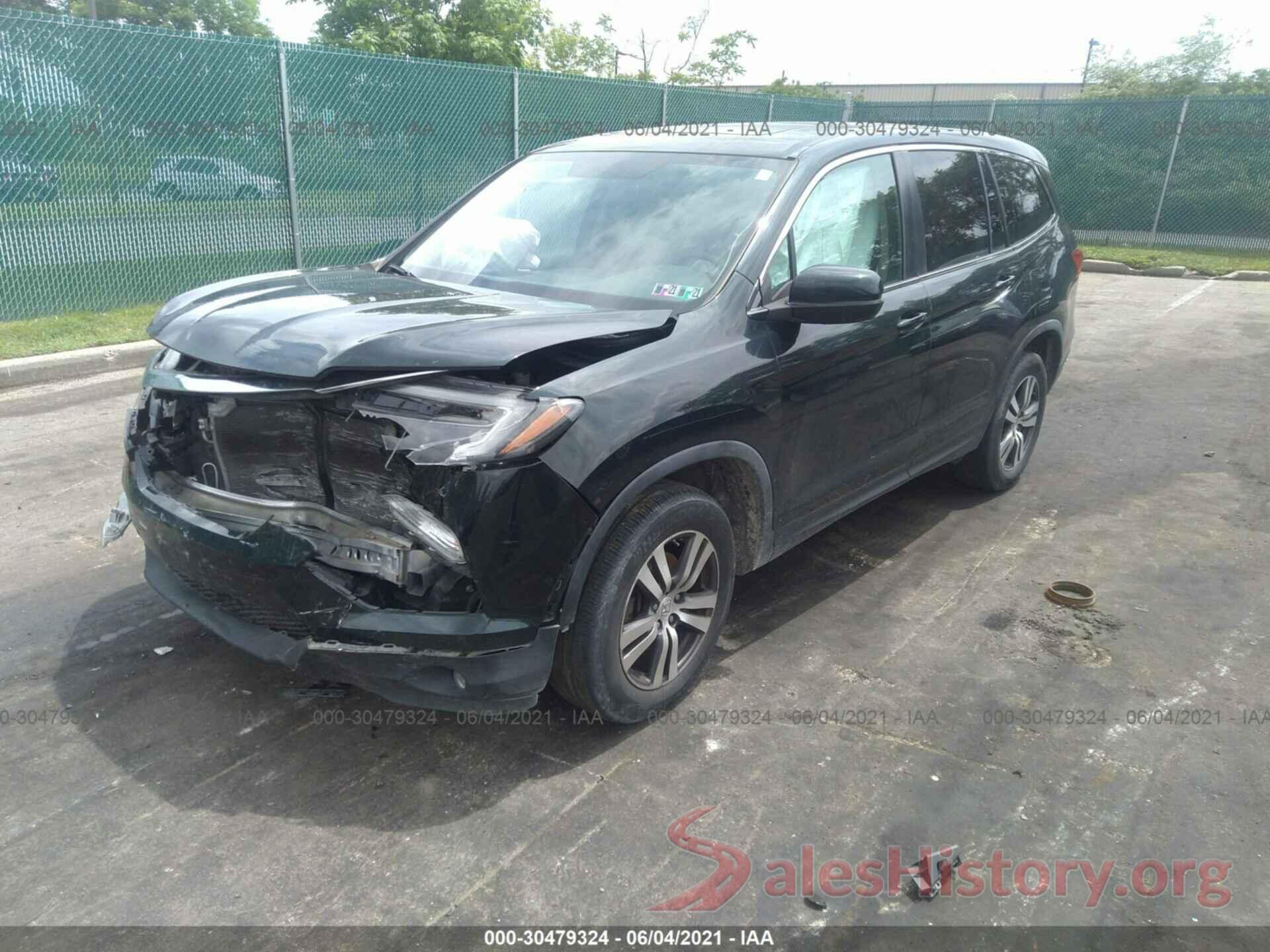 5FNYF6H7XGB062622 2016 HONDA PILOT