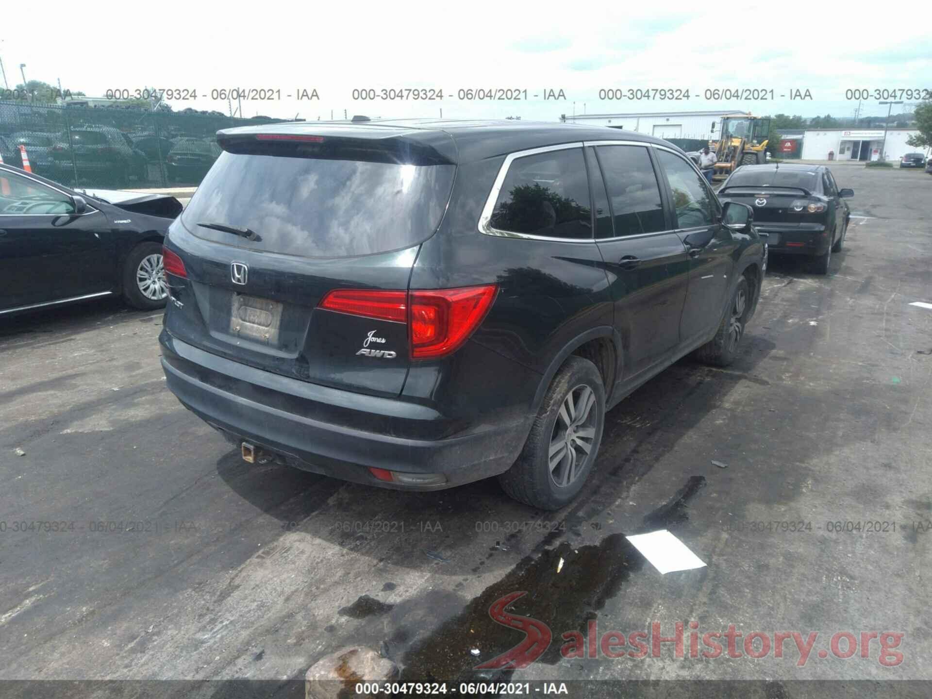 5FNYF6H7XGB062622 2016 HONDA PILOT