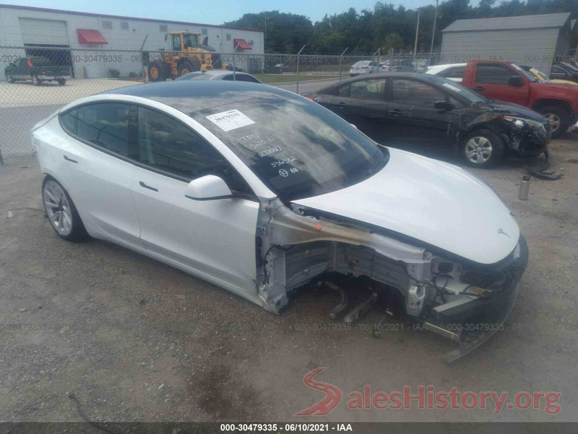 5YJ3E1EA3MF856776 2021 TESLA MODEL 3