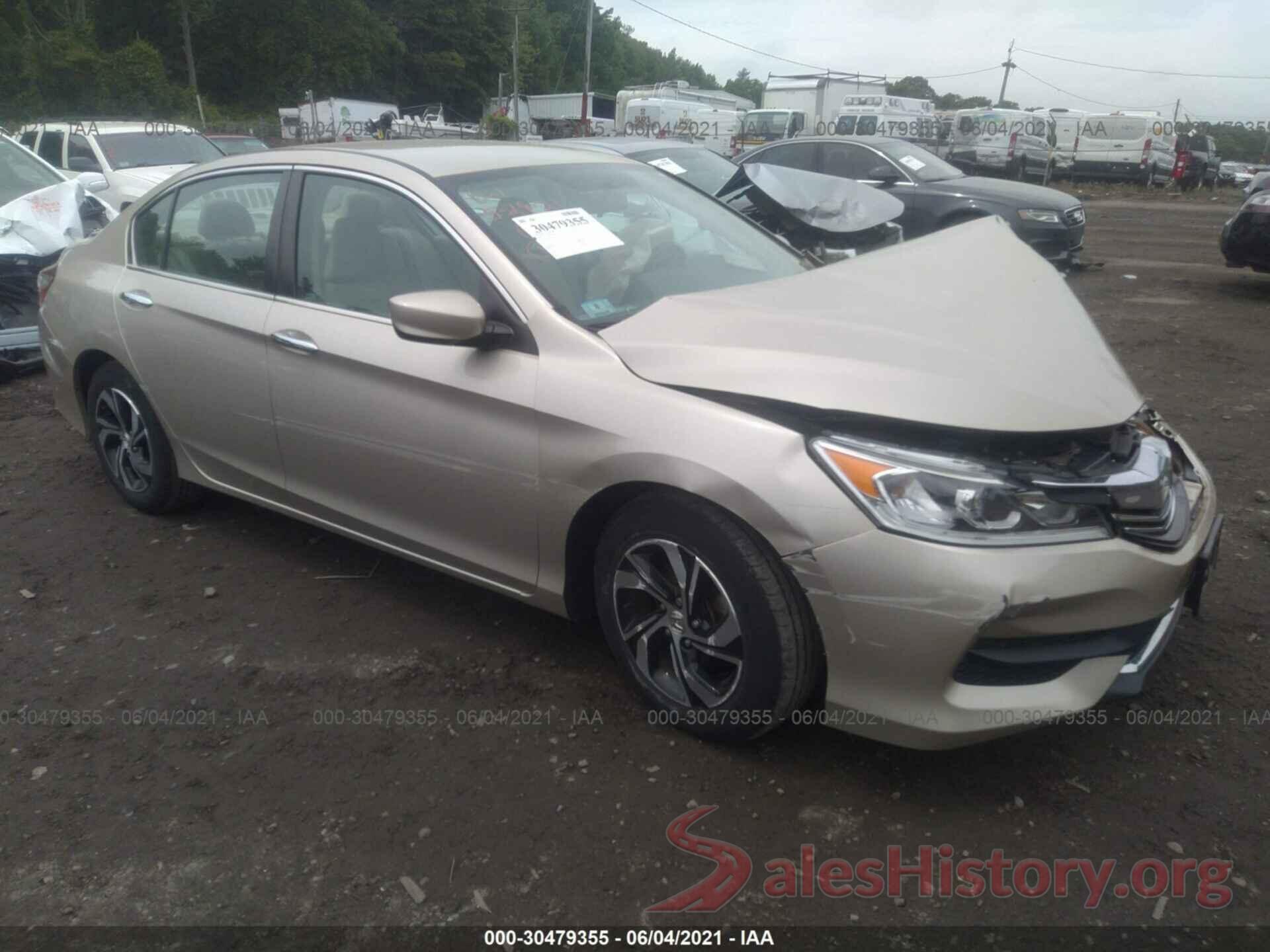 1HGCR2F30GA235343 2016 HONDA ACCORD SEDAN