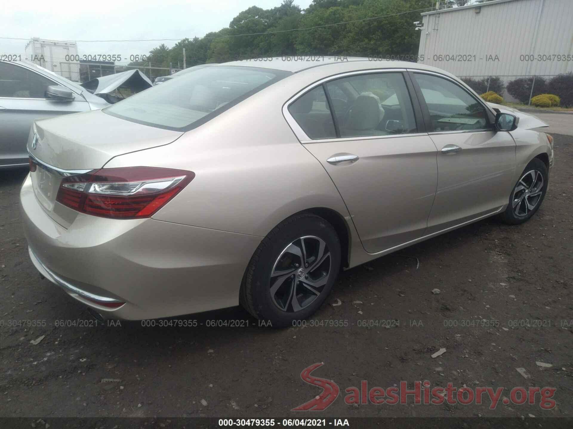 1HGCR2F30GA235343 2016 HONDA ACCORD SEDAN