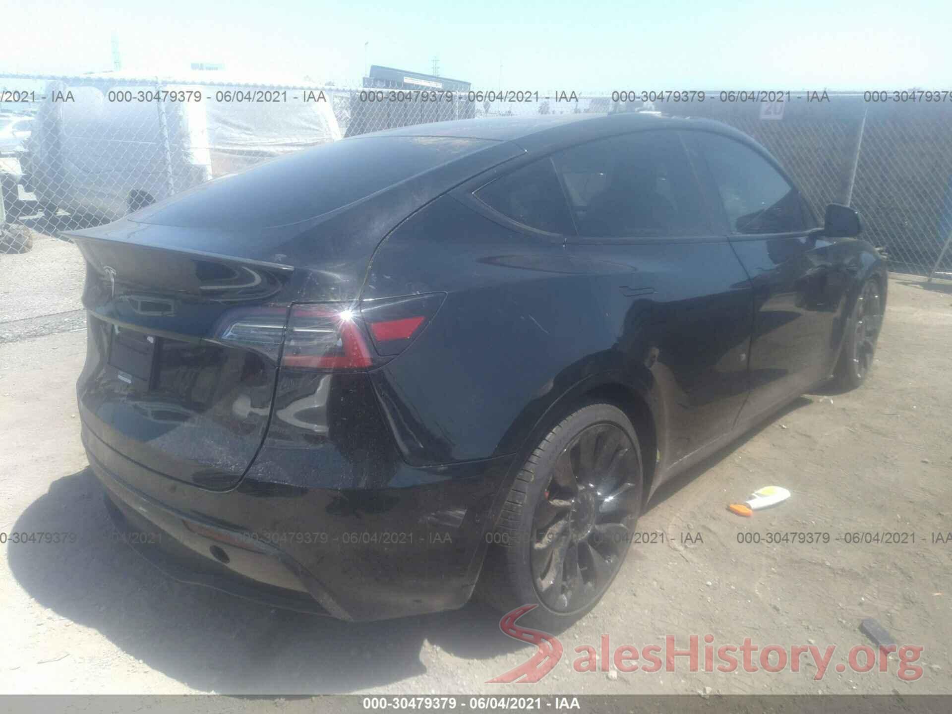 5YJYGDEF4LF018283 2020 TESLA MODEL Y