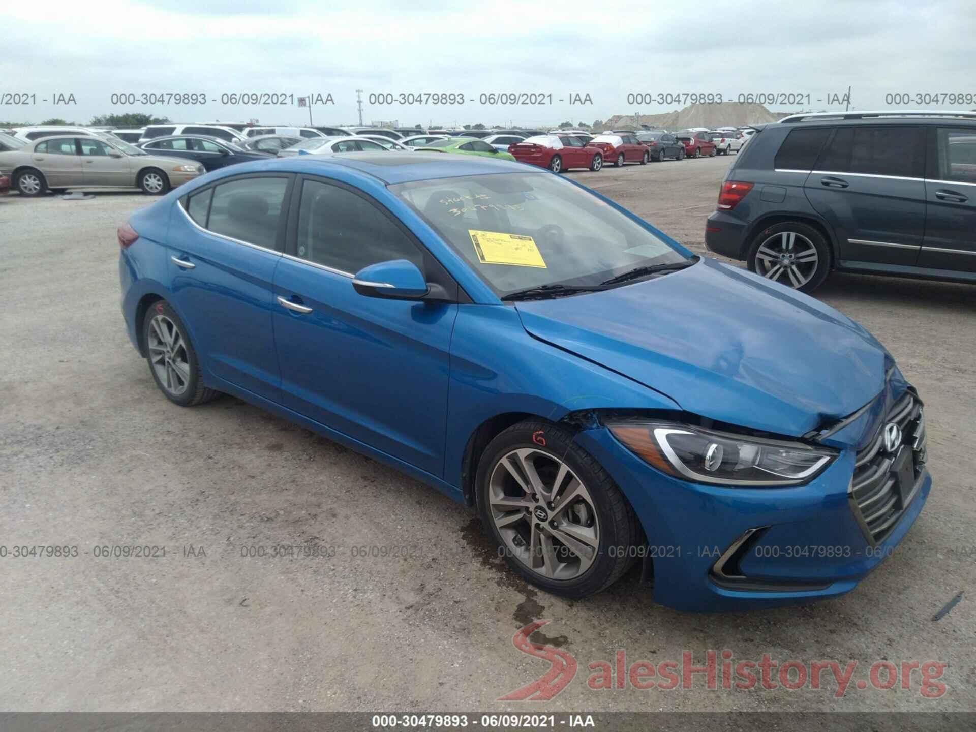 5NPD84LF8HH007326 2017 HYUNDAI ELANTRA