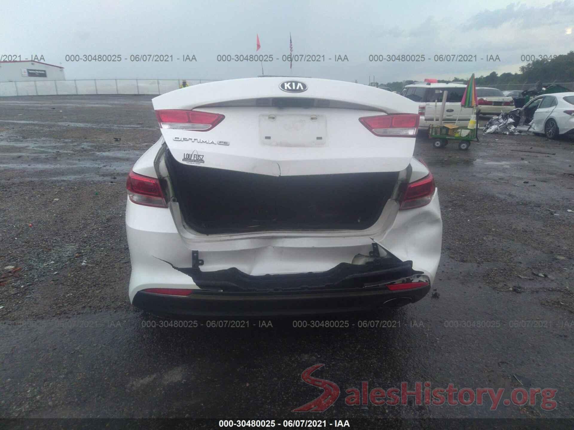 KNAGT4L32G5077790 2016 KIA OPTIMA