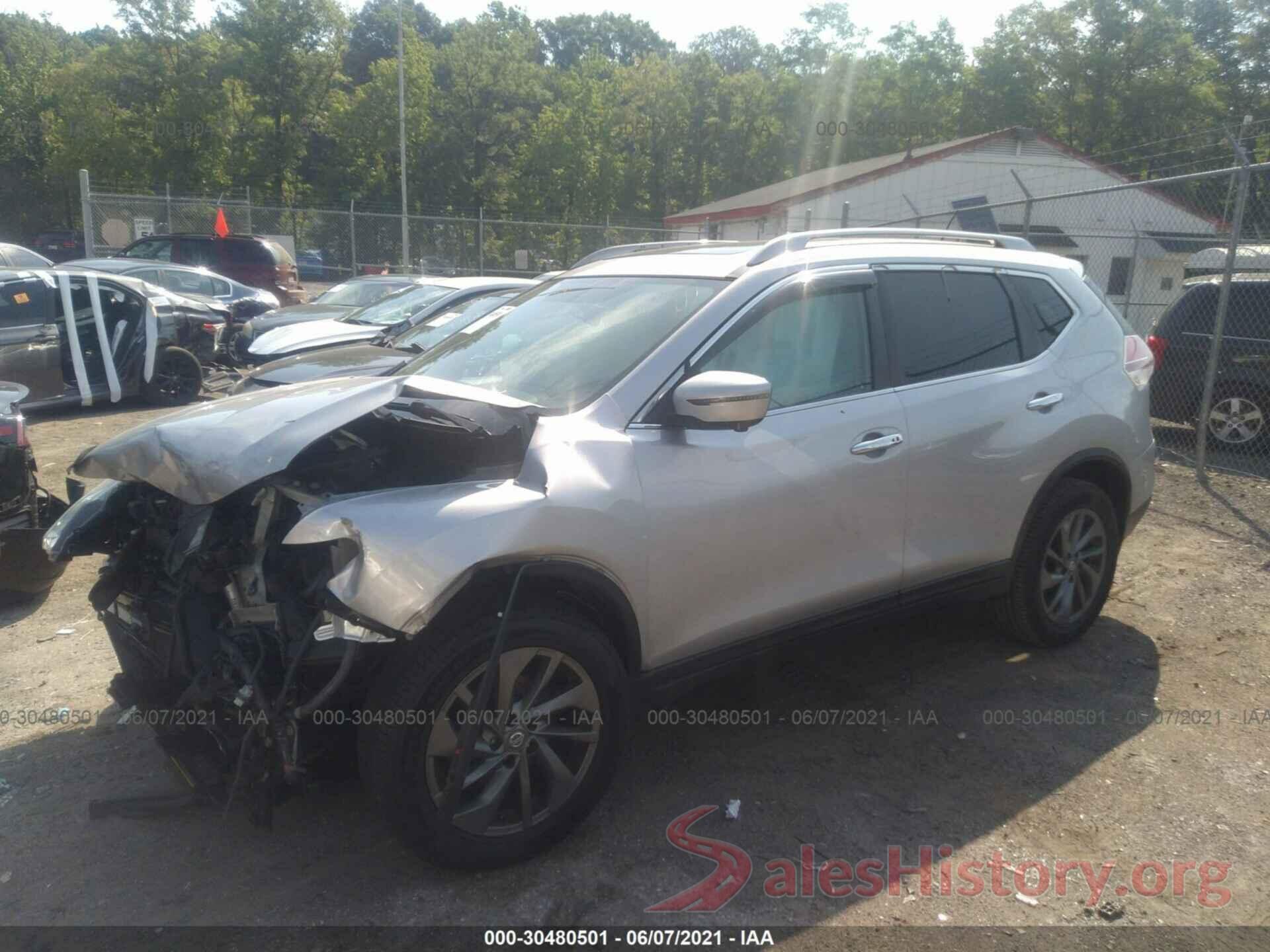 5N1AT2MV3GC756195 2016 NISSAN ROGUE