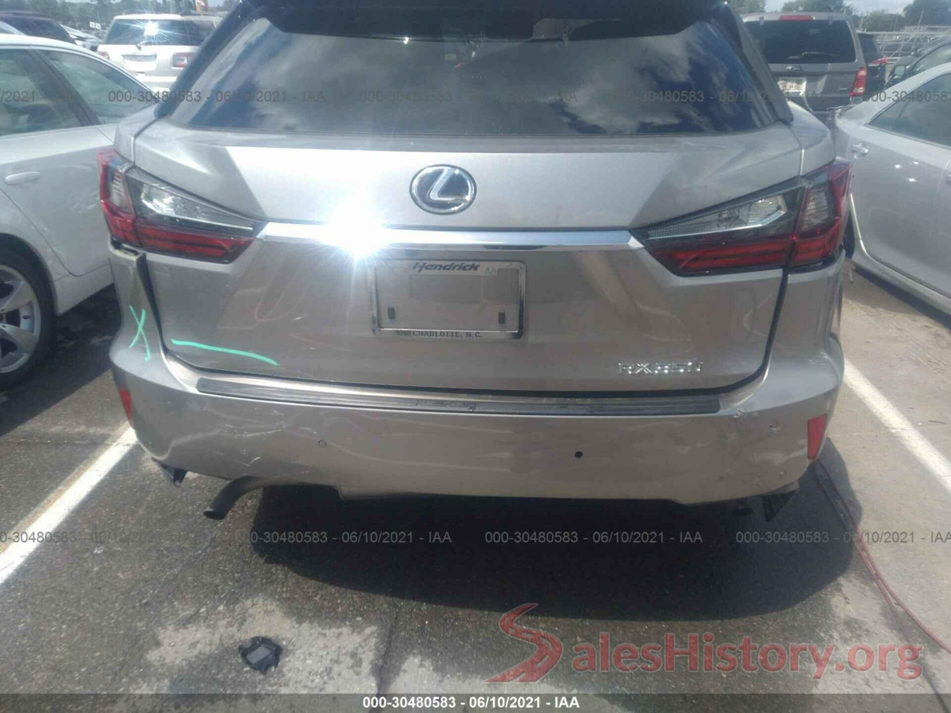 2T2BZMCA5HC073615 2017 LEXUS RX