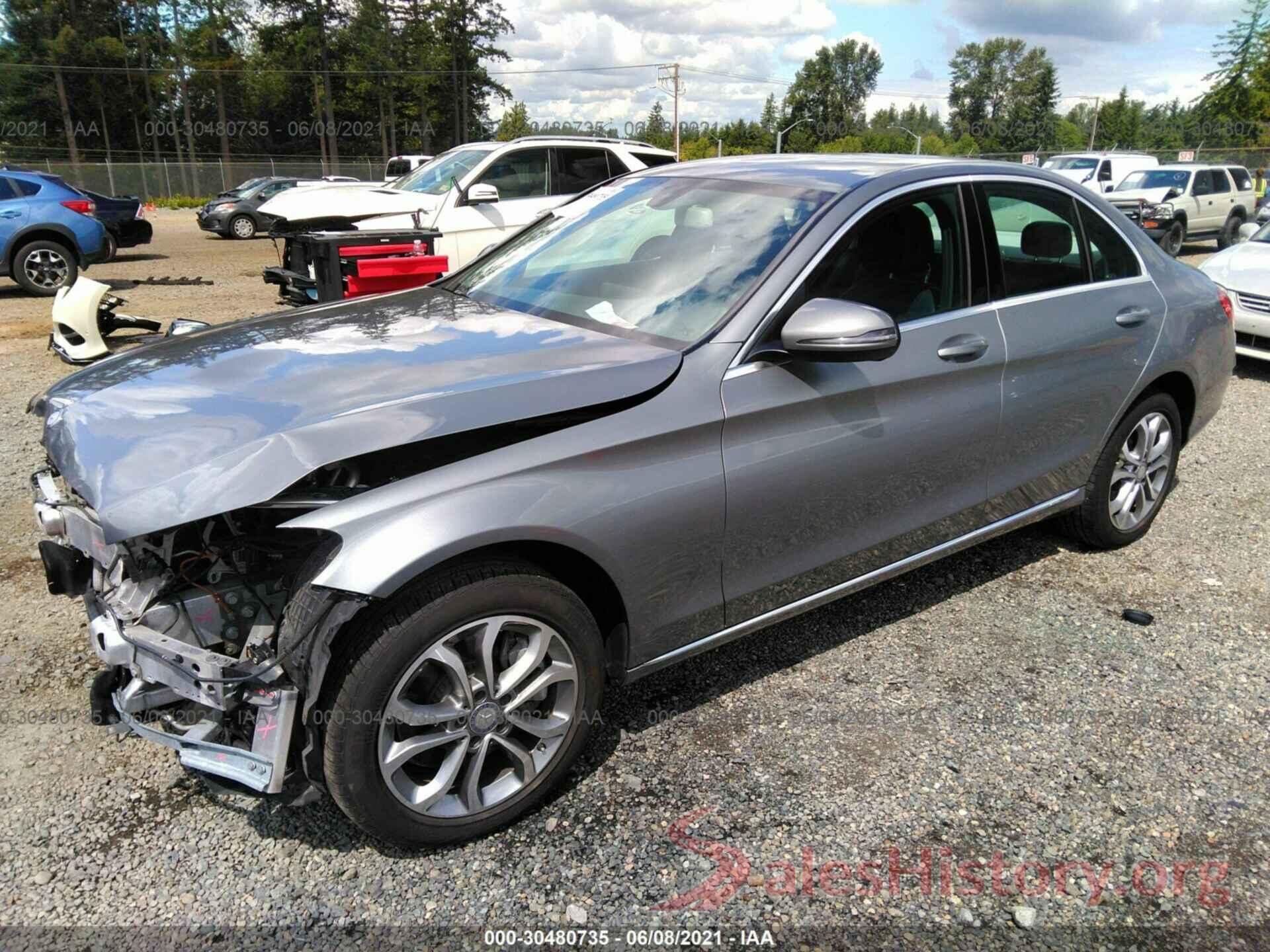 55SWF4KB0GU104061 2016 MERCEDES-BENZ C-CLASS