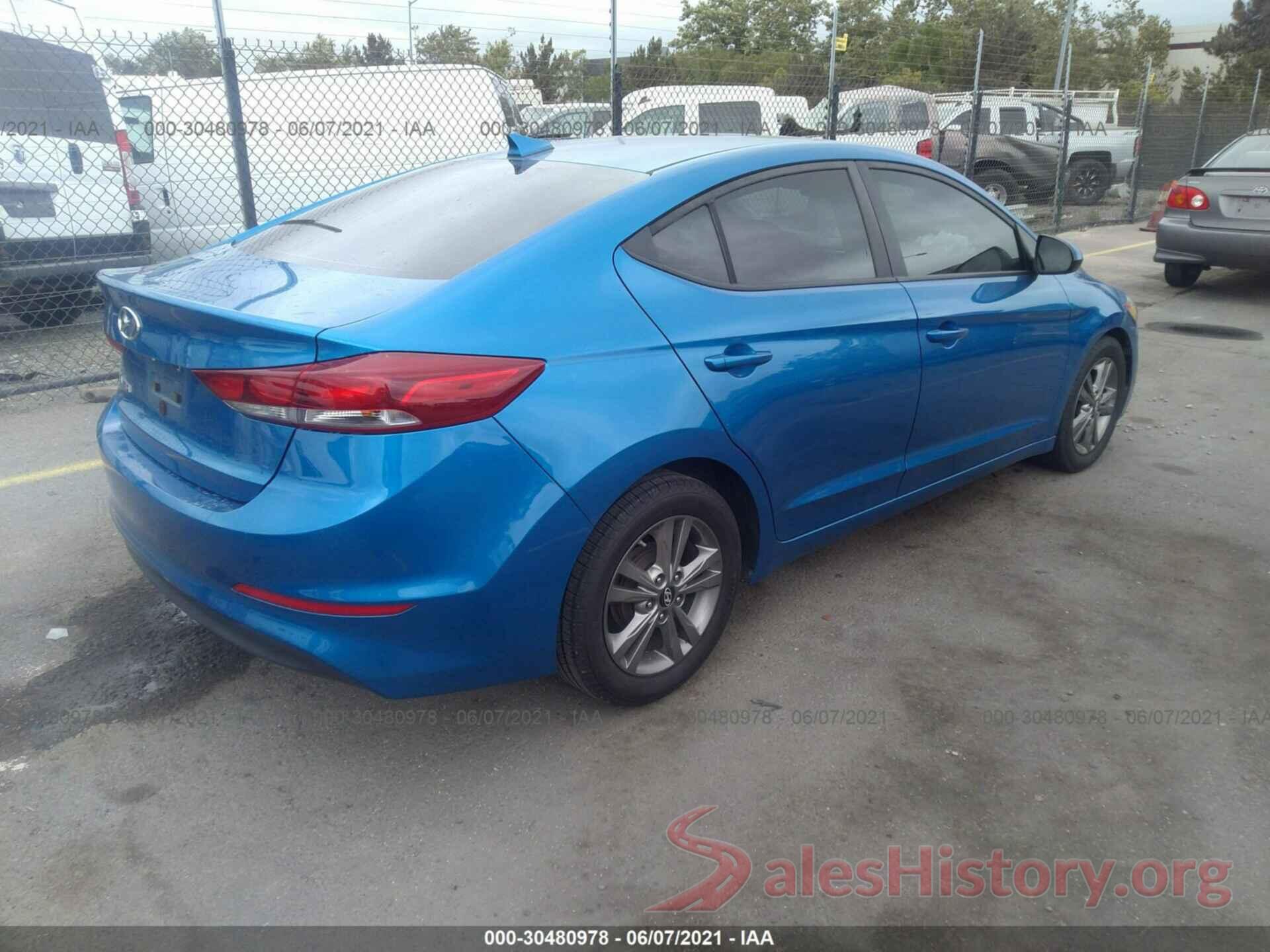 5NPD84LF4HH004343 2017 HYUNDAI ELANTRA