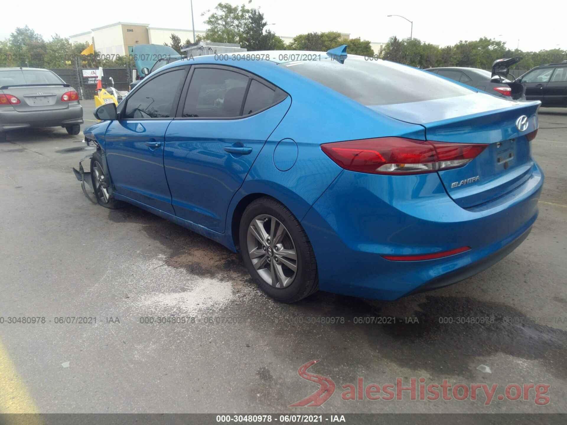 5NPD84LF4HH004343 2017 HYUNDAI ELANTRA