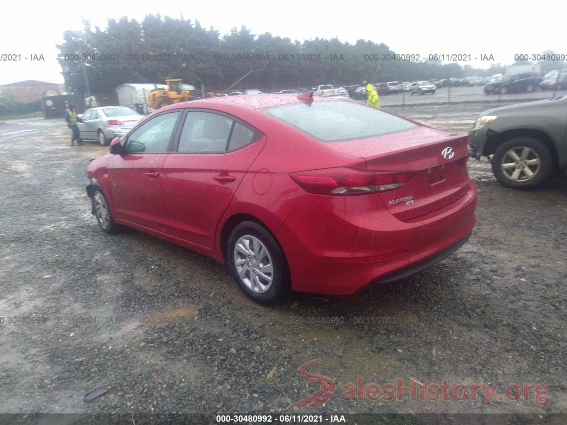 5NPD74LFXHH144593 2017 HYUNDAI ELANTRA