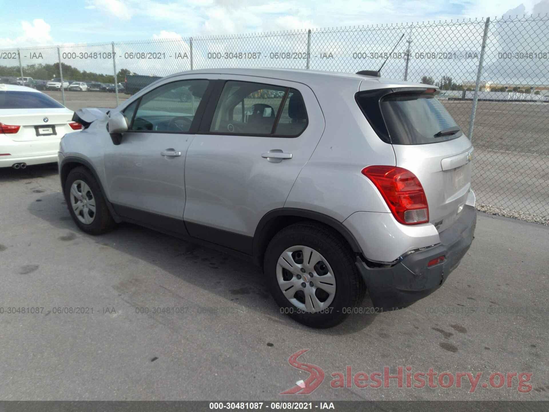 3GNCJKSBXGL270717 2016 CHEVROLET TRAX