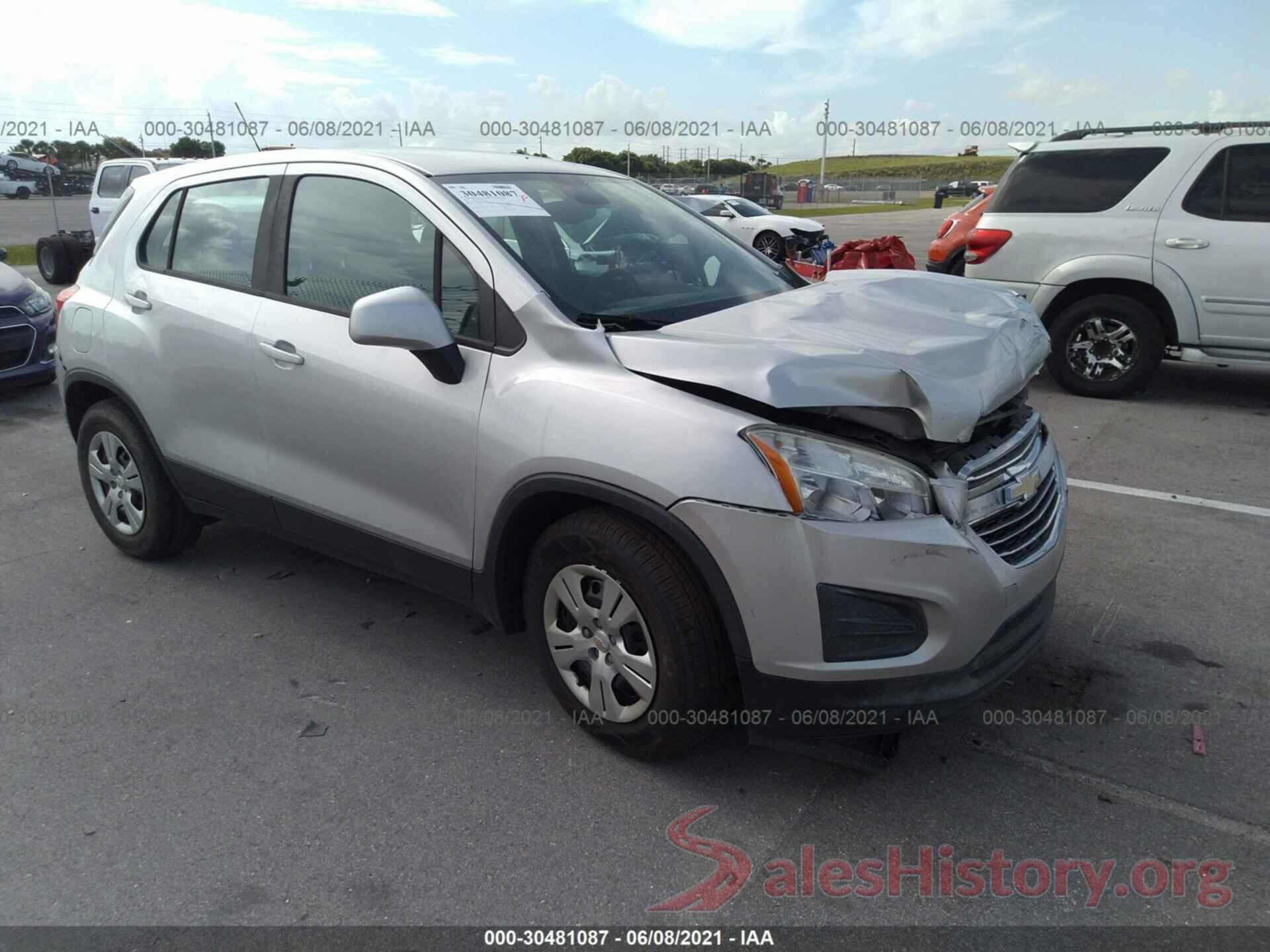 3GNCJKSBXGL270717 2016 CHEVROLET TRAX