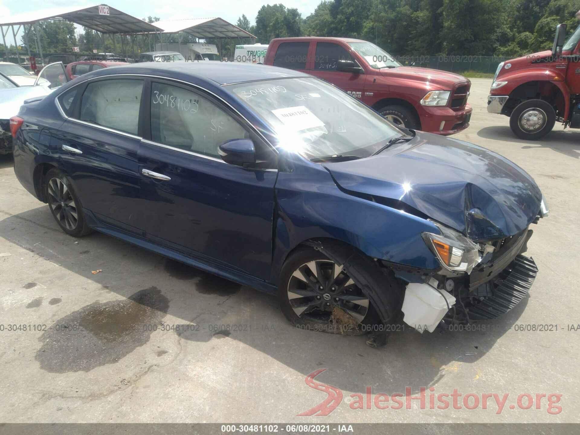 3N1AB7AP0HY249373 2017 NISSAN SENTRA