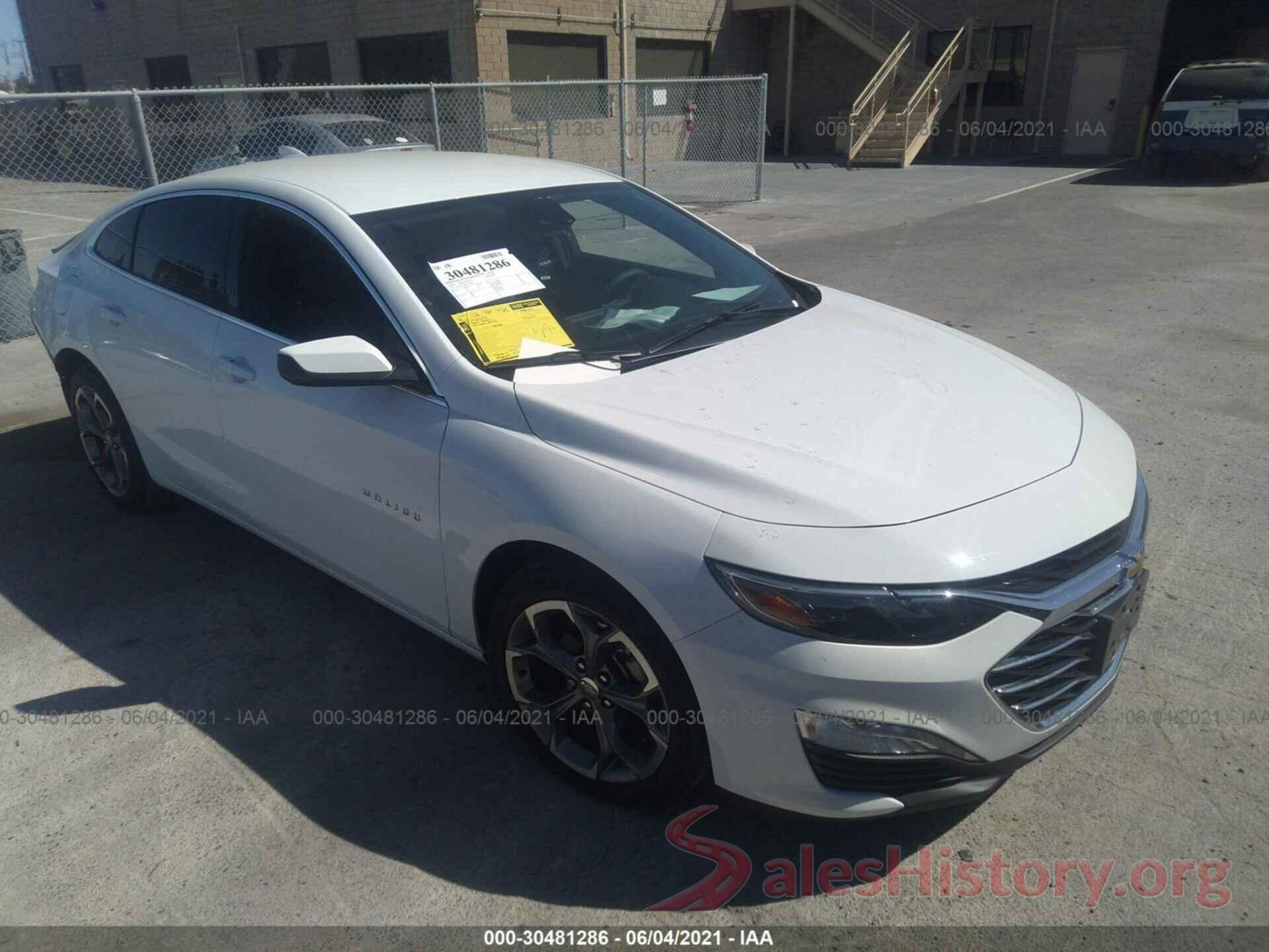 1G1ZD5STXLF154676 2020 CHEVROLET MALIBU