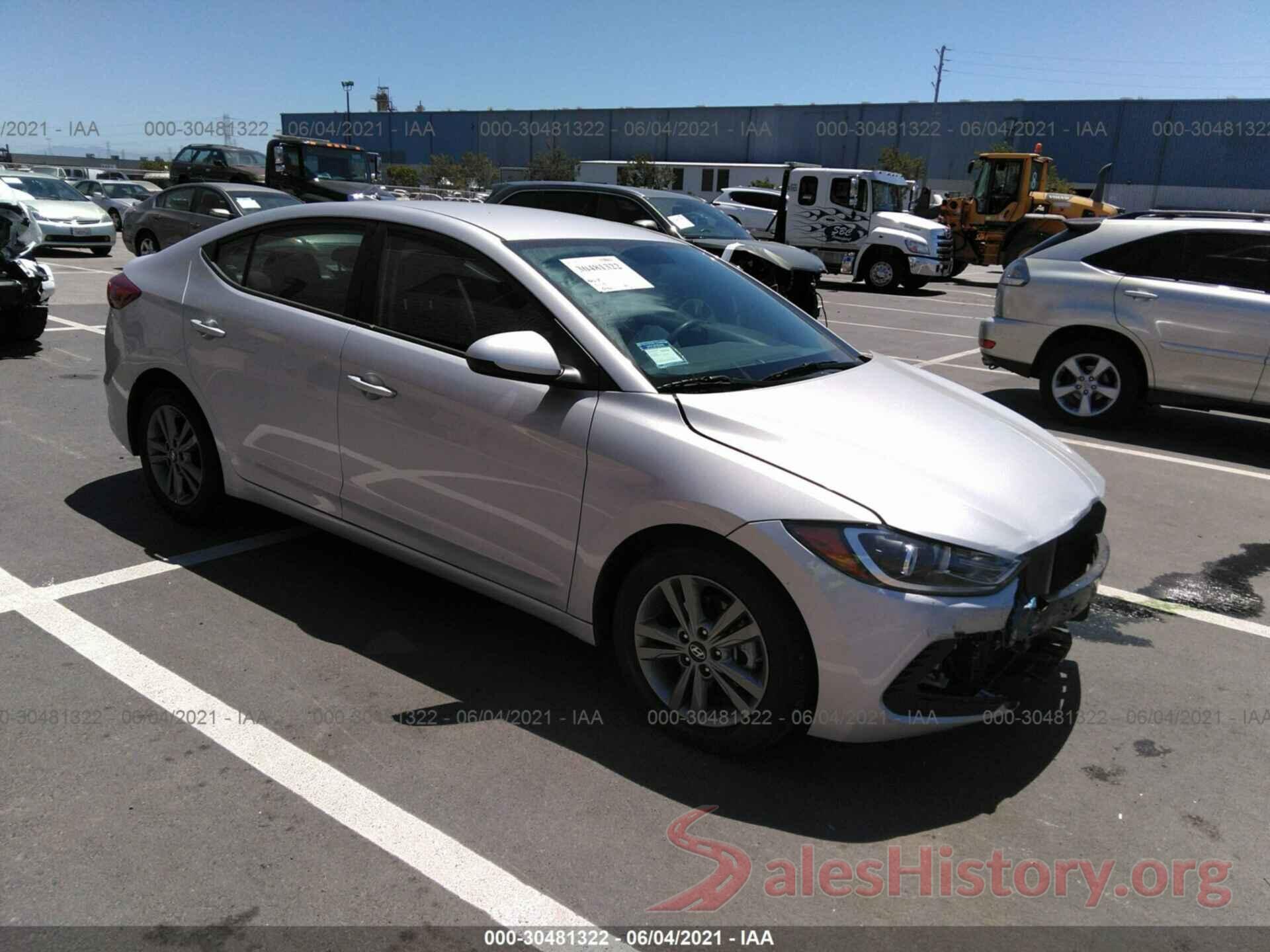 5NPD84LF9JH280930 2018 HYUNDAI ELANTRA