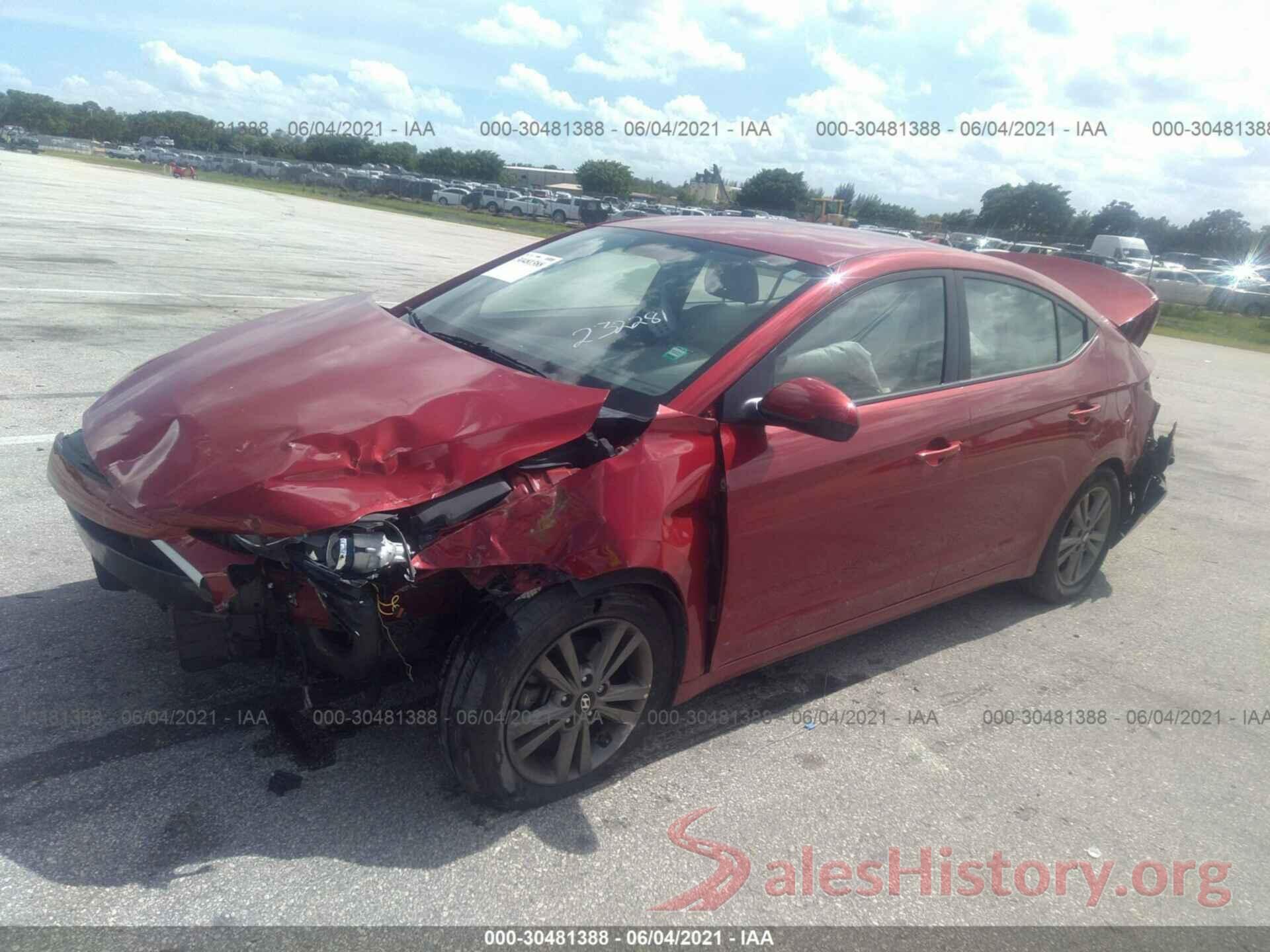 5NPD84LF0JH232281 2018 HYUNDAI ELANTRA