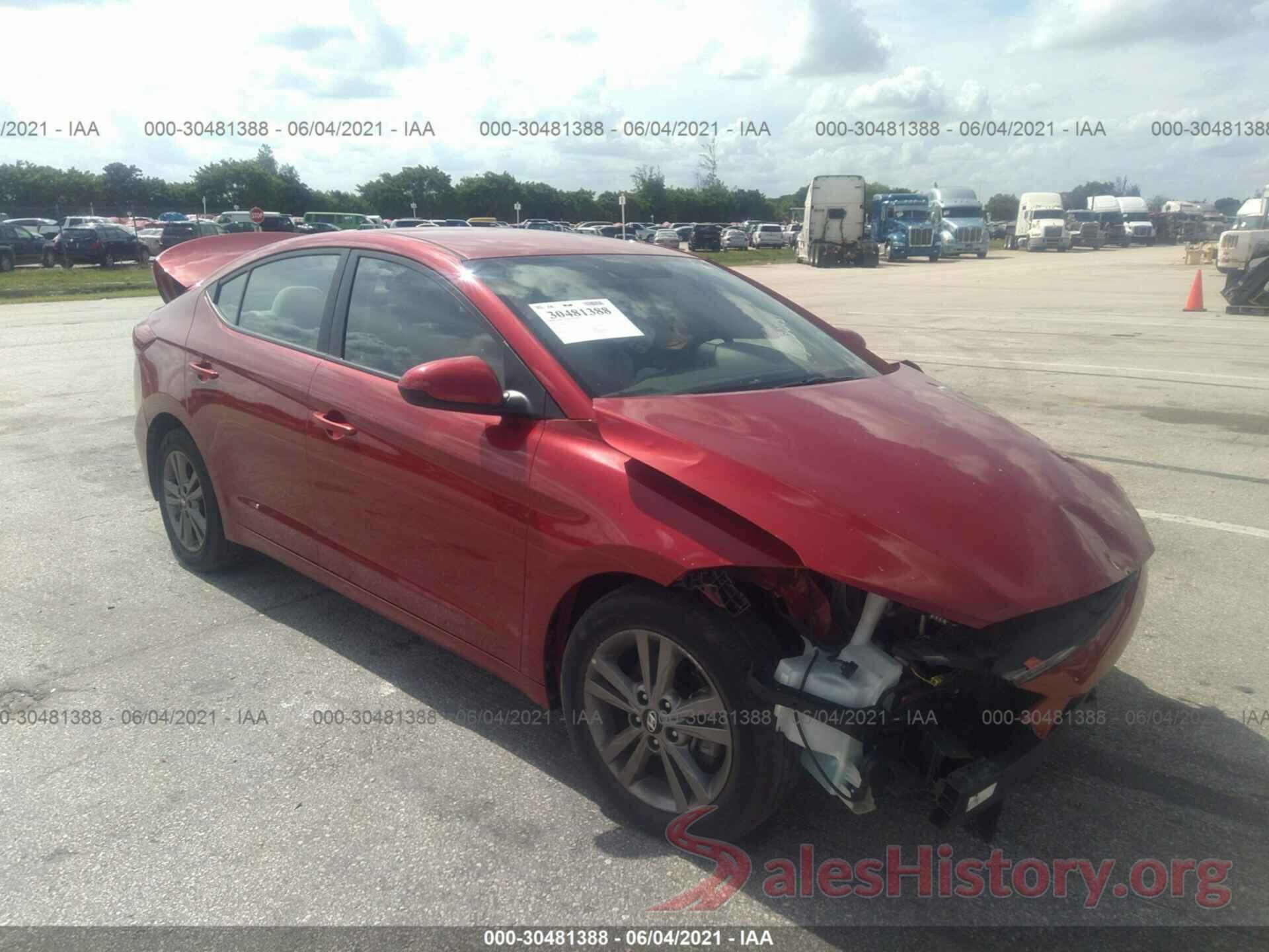 5NPD84LF0JH232281 2018 HYUNDAI ELANTRA