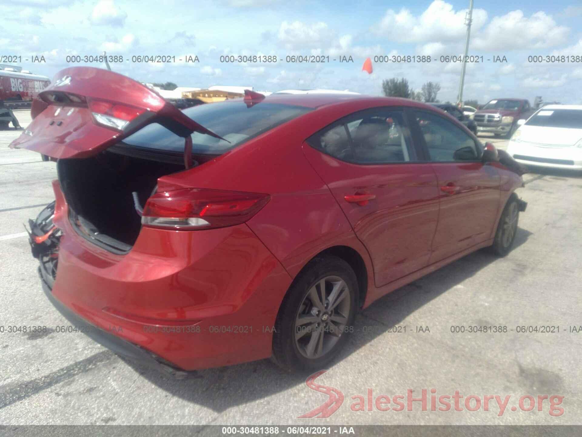 5NPD84LF0JH232281 2018 HYUNDAI ELANTRA