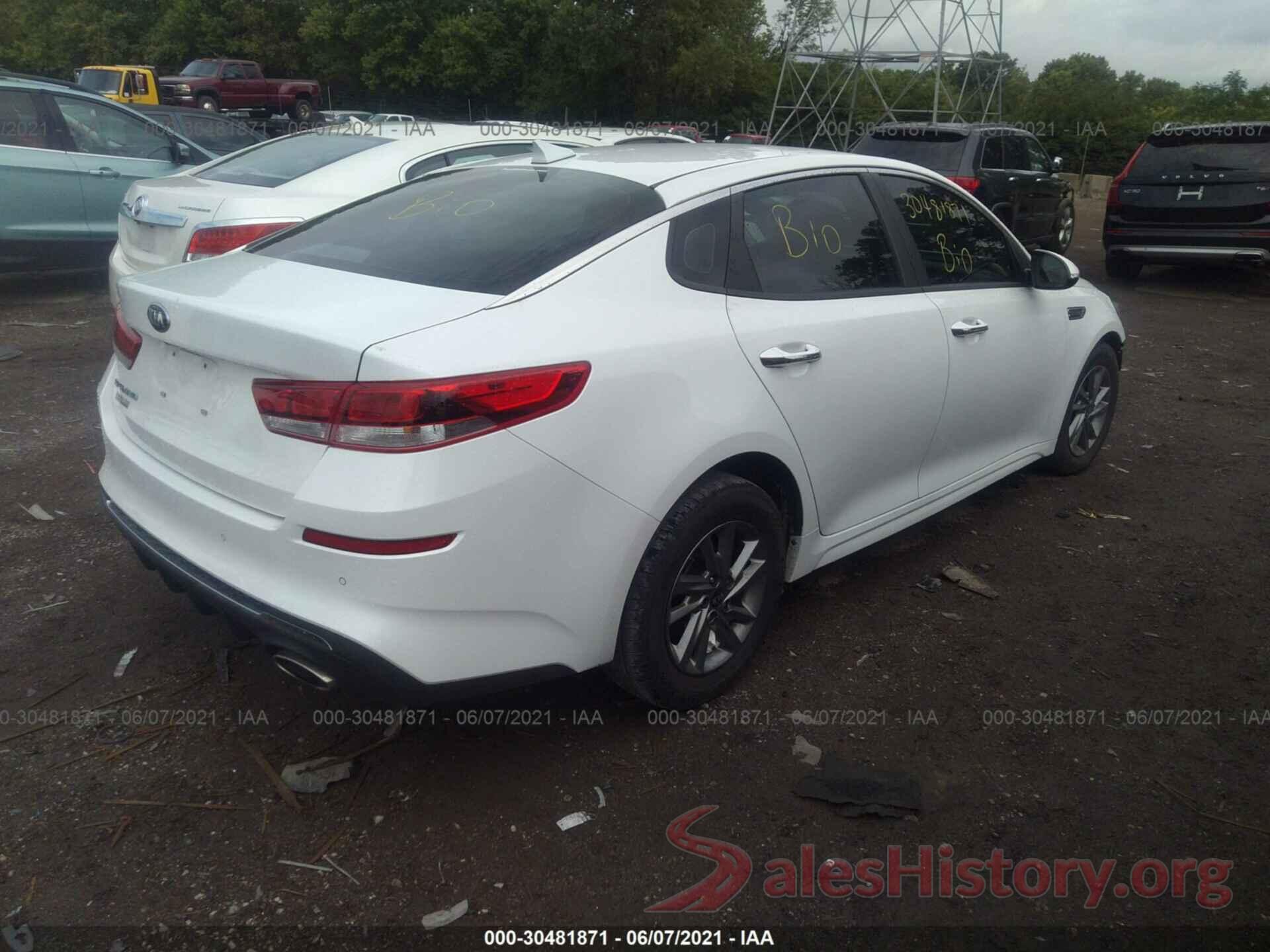 5XXGT4L33KG341784 2019 KIA OPTIMA