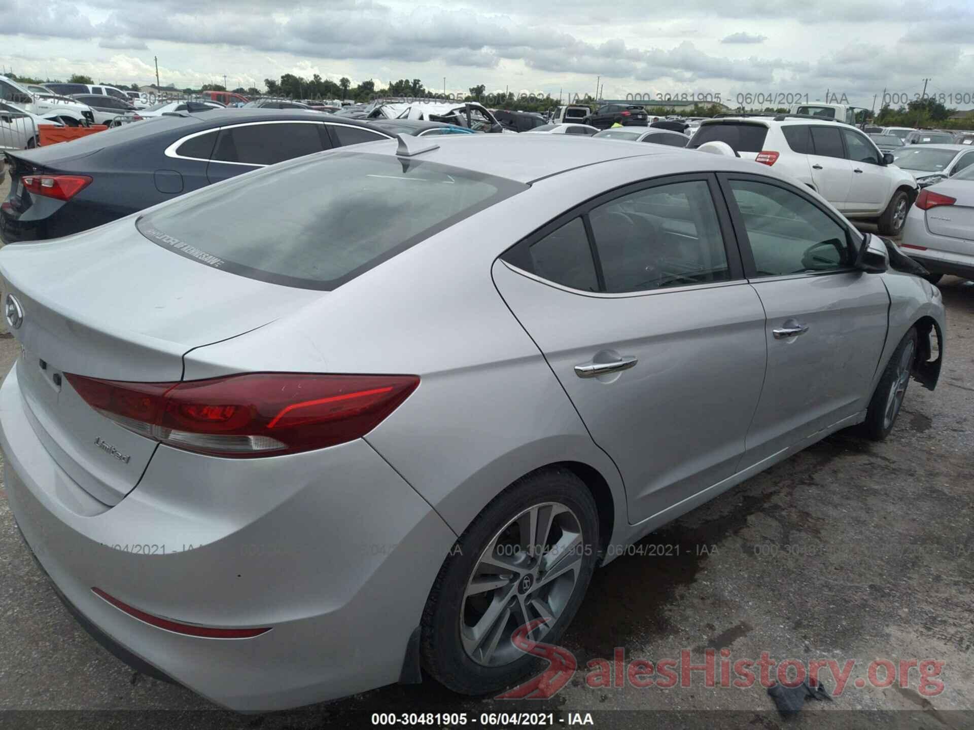 KMHD84LF2HU269375 2017 HYUNDAI ELANTRA