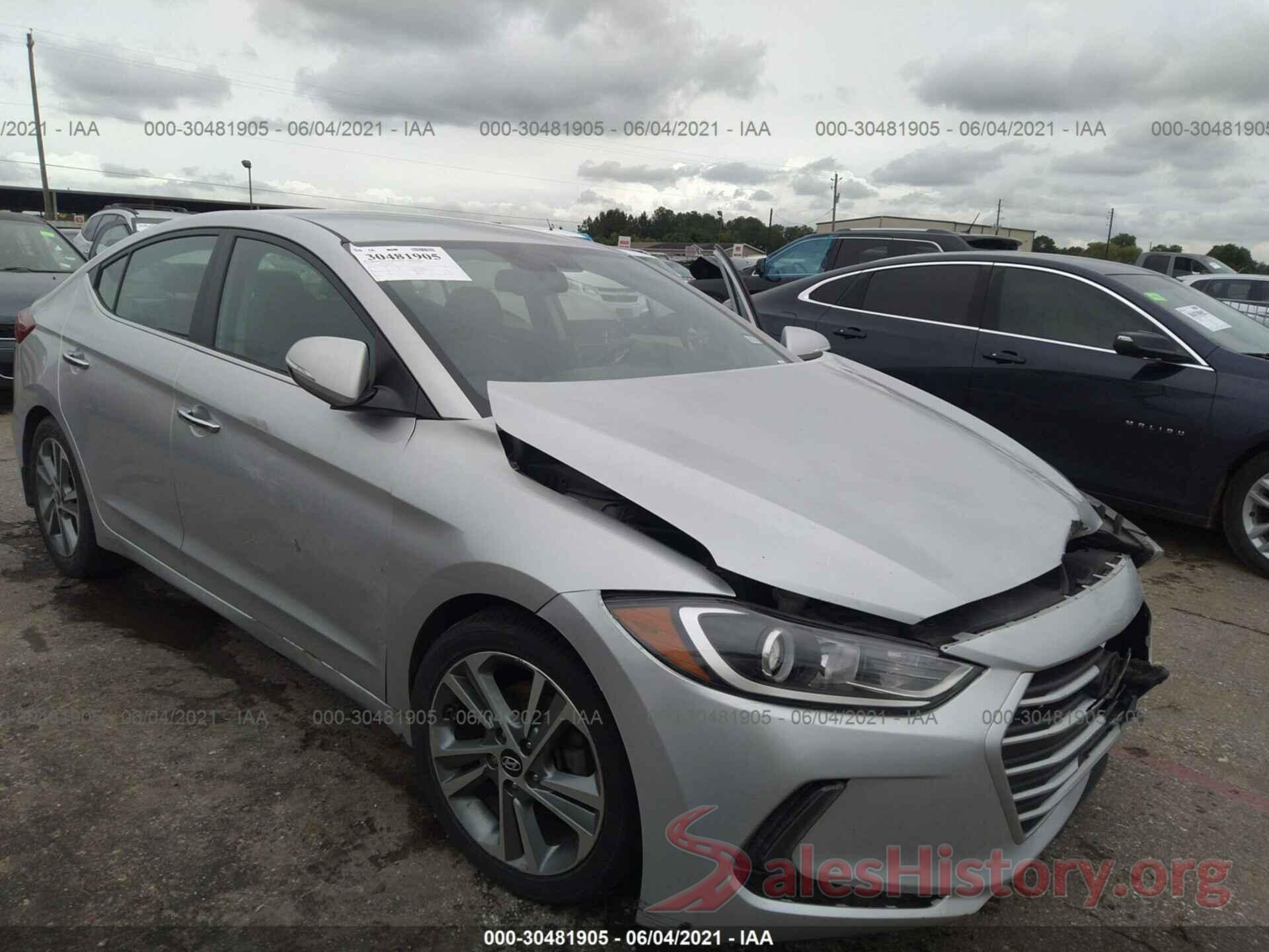 KMHD84LF2HU269375 2017 HYUNDAI ELANTRA