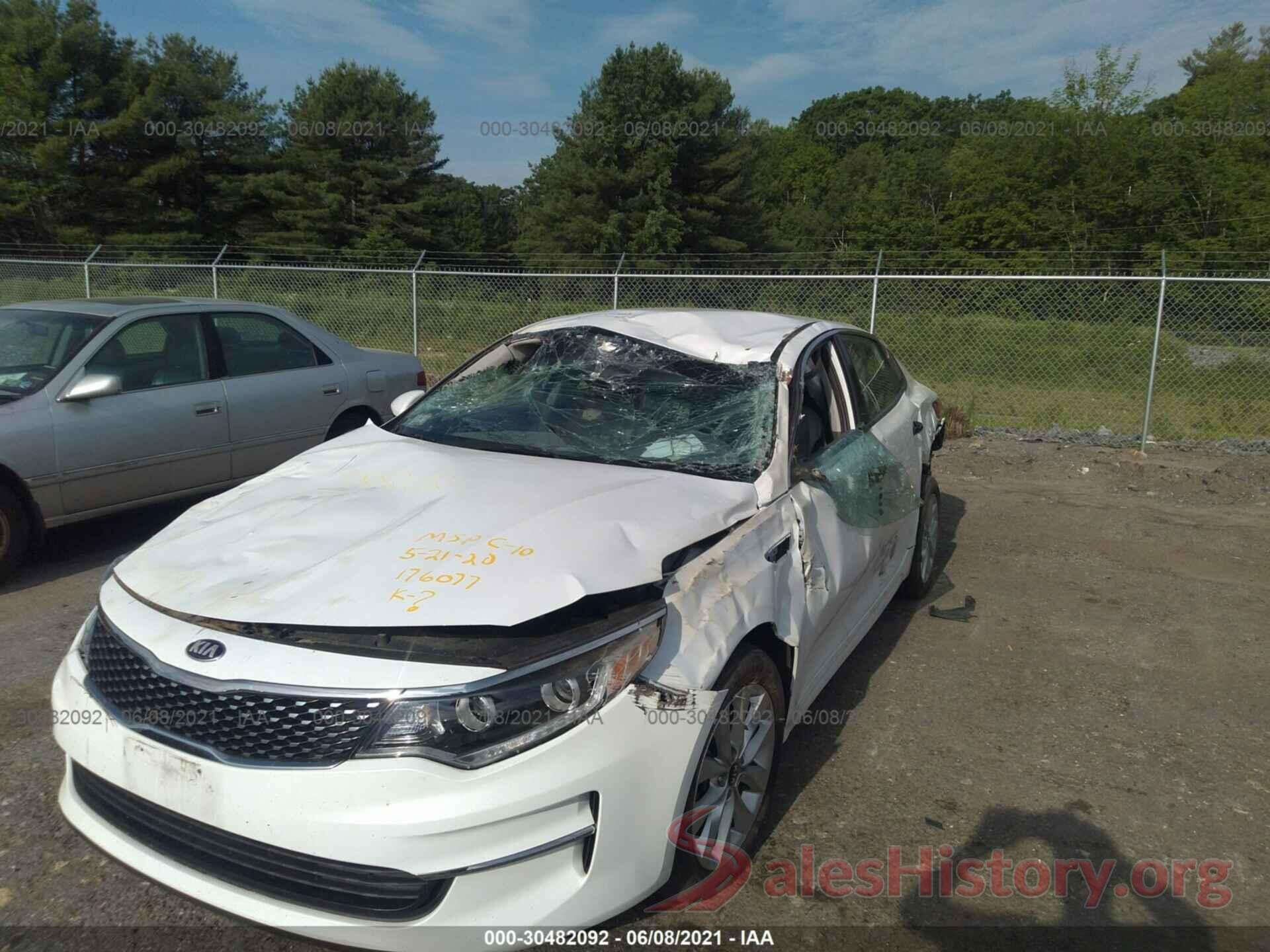 5XXGU4L32GG093094 2016 KIA OPTIMA