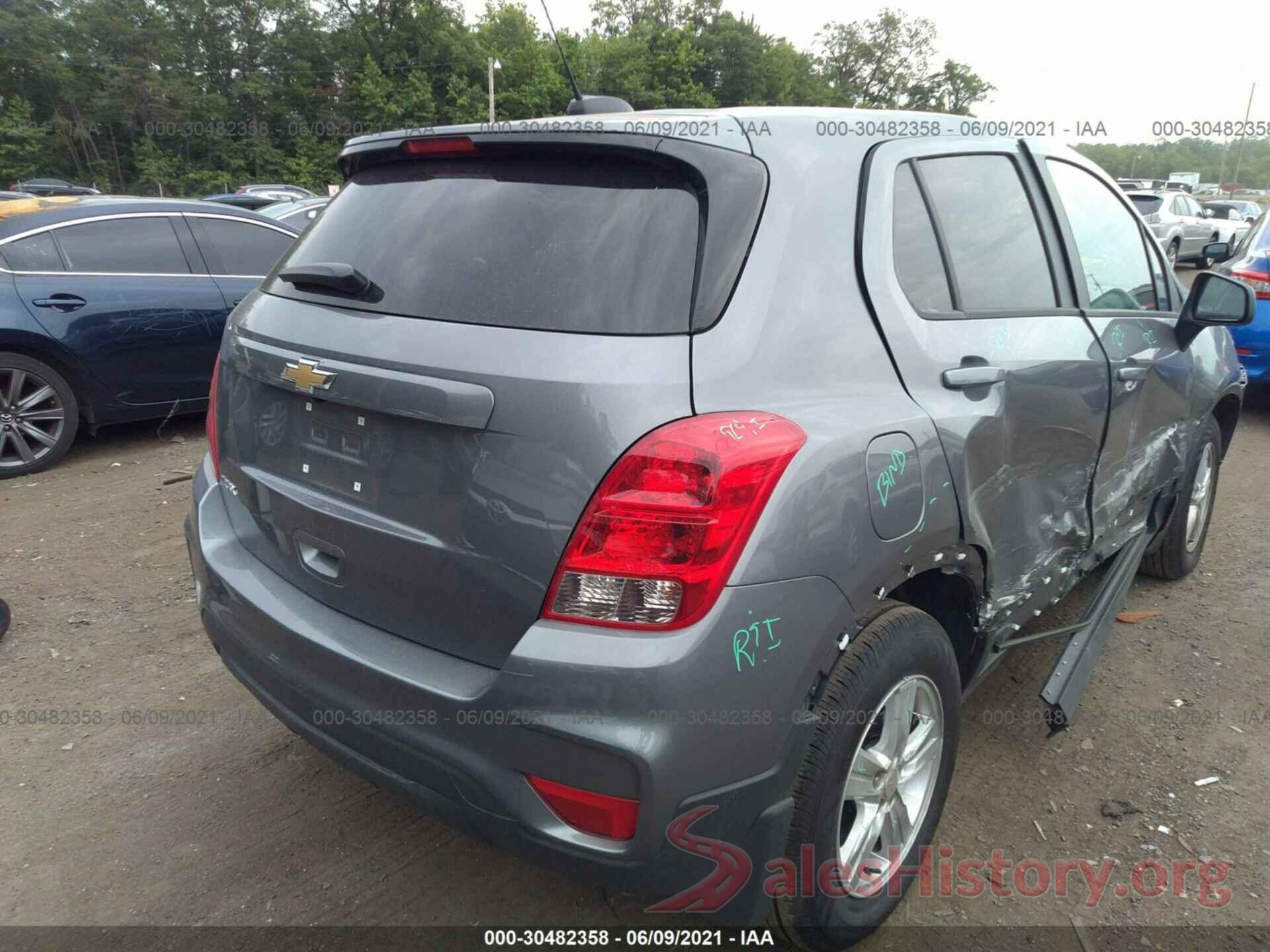 3GNCJKSBXLL325077 2020 CHEVROLET TRAX