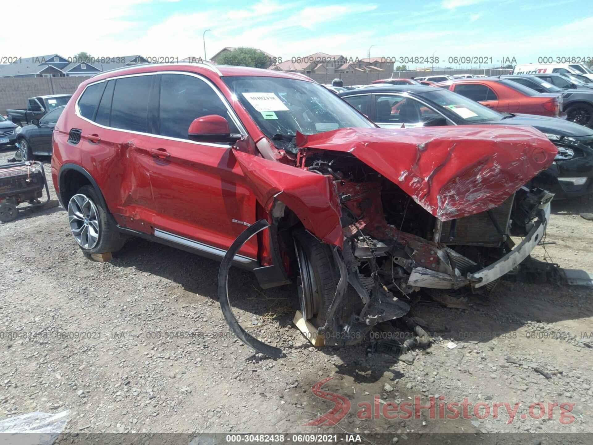 5UXWZ7C36H0V88432 2017 BMW X3