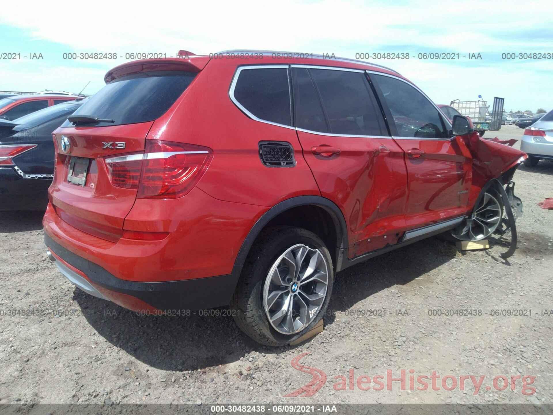 5UXWZ7C36H0V88432 2017 BMW X3