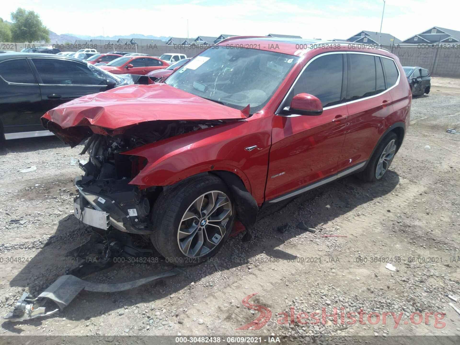 5UXWZ7C36H0V88432 2017 BMW X3