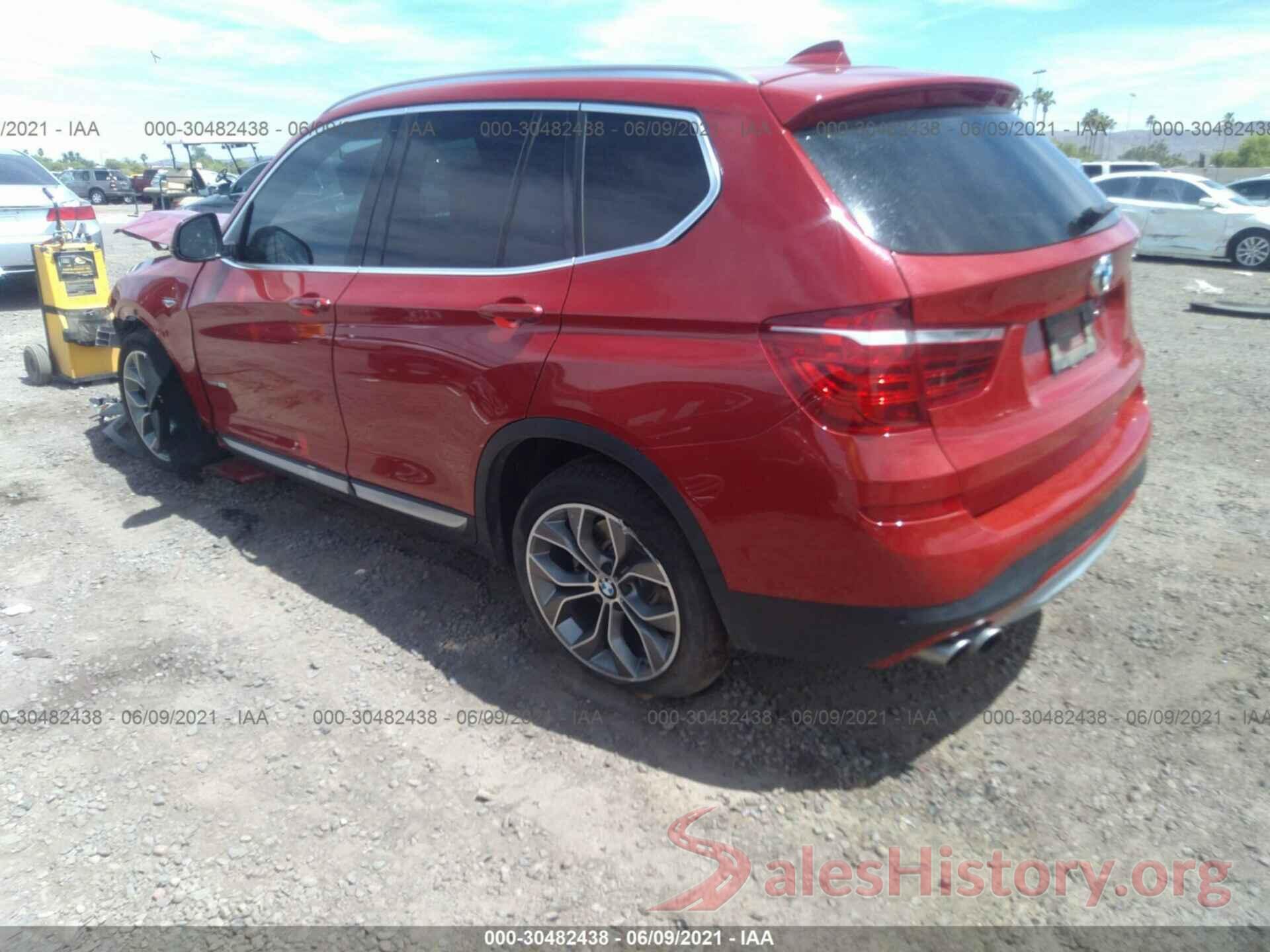 5UXWZ7C36H0V88432 2017 BMW X3