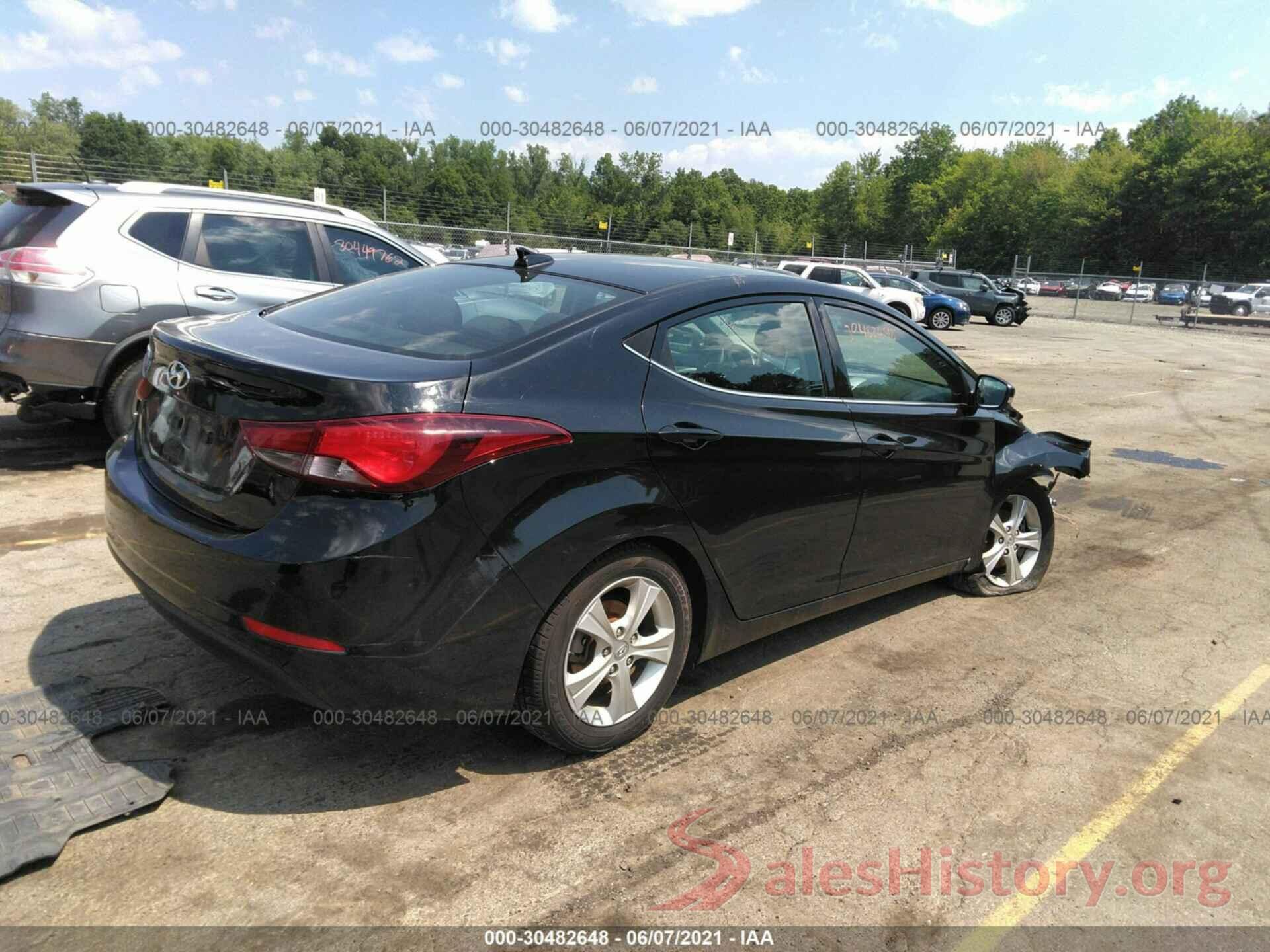 5NPDH4AEXGH768223 2016 HYUNDAI ELANTRA