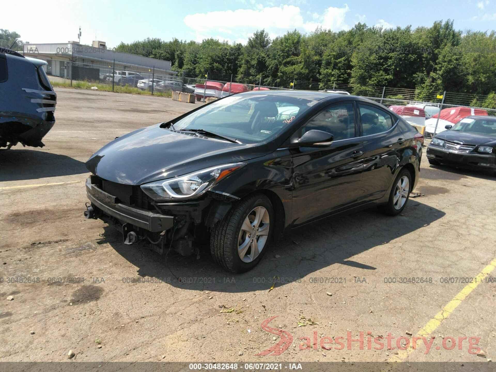 5NPDH4AEXGH768223 2016 HYUNDAI ELANTRA