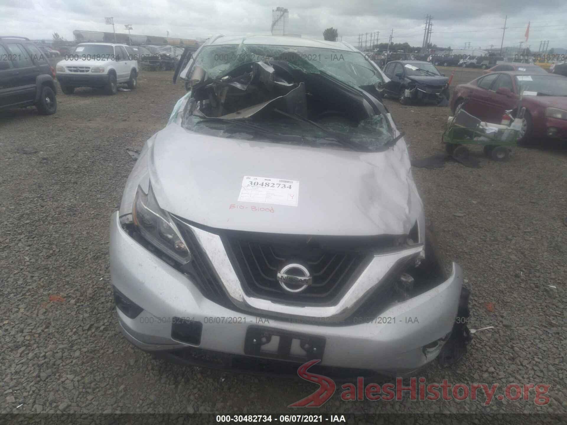 5N1AZ2MG9JN185310 2018 NISSAN MURANO