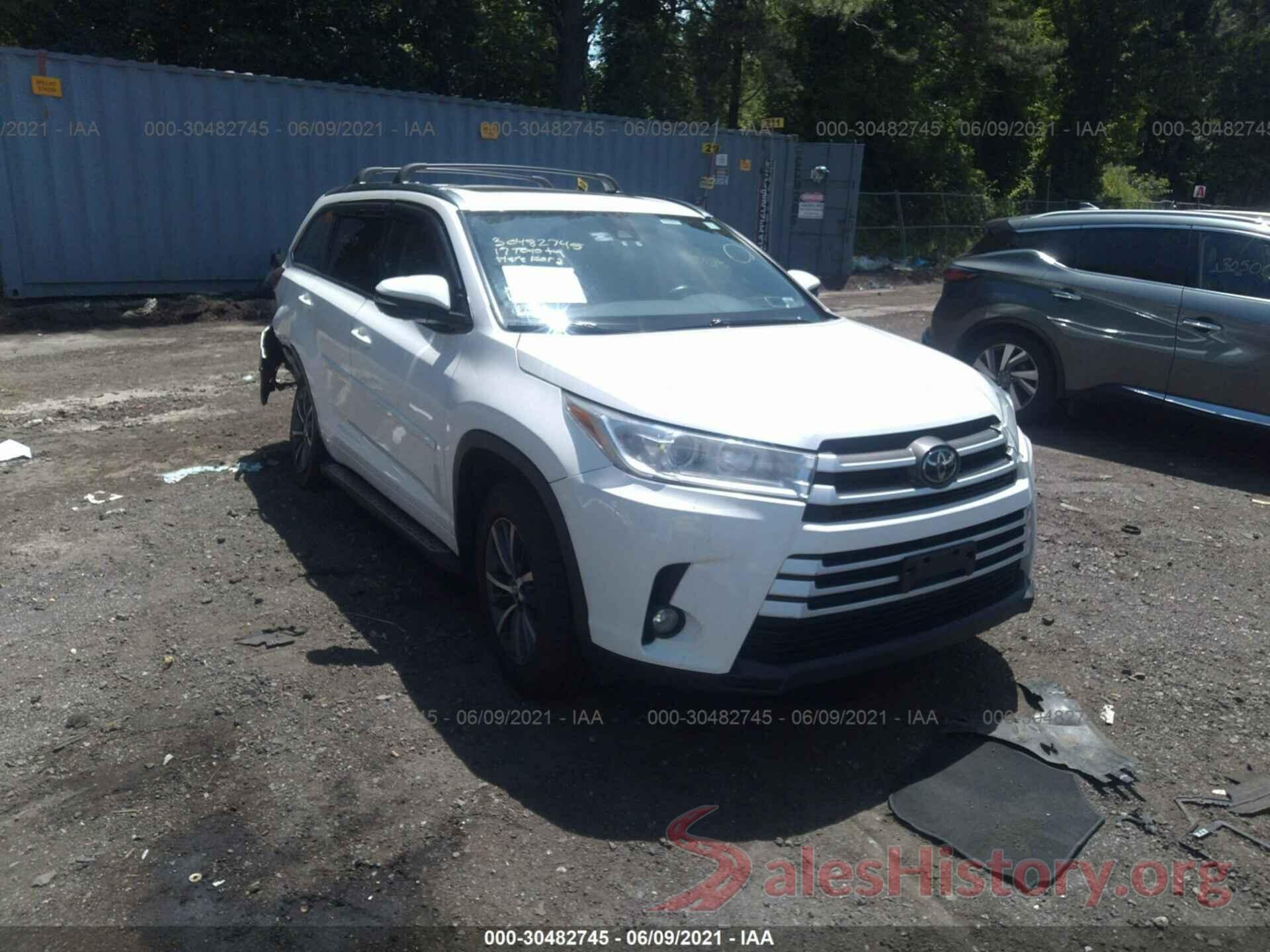 5TDJZRFH0HS482456 2017 TOYOTA HIGHLANDER