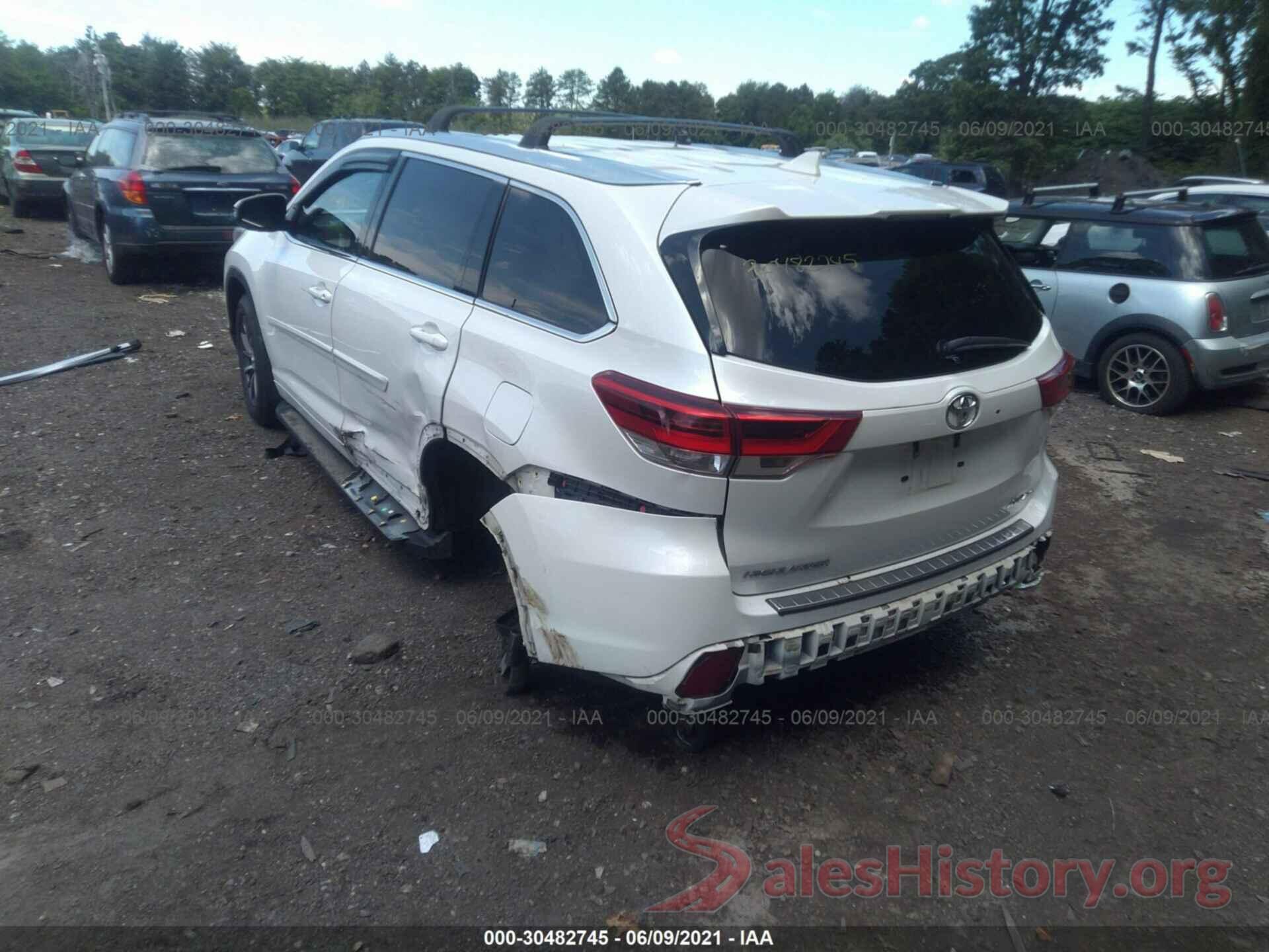 5TDJZRFH0HS482456 2017 TOYOTA HIGHLANDER