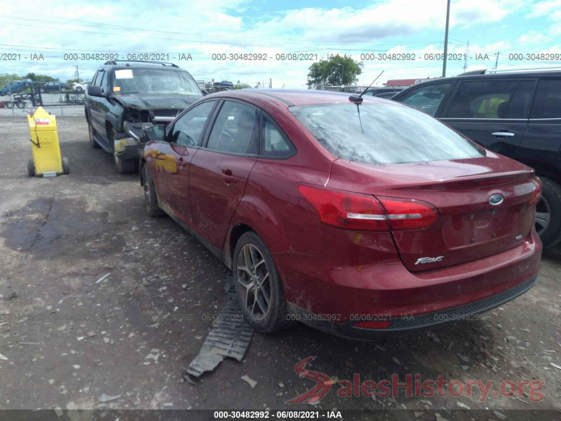 1FADP3H2XHL212456 2017 FORD FOCUS