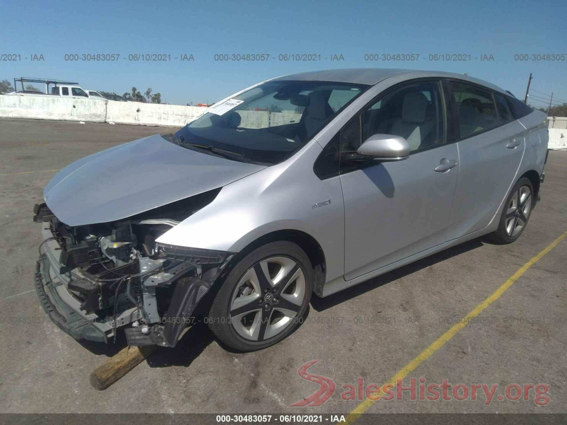 JTDKARFU3G3022829 2016 TOYOTA PRIUS