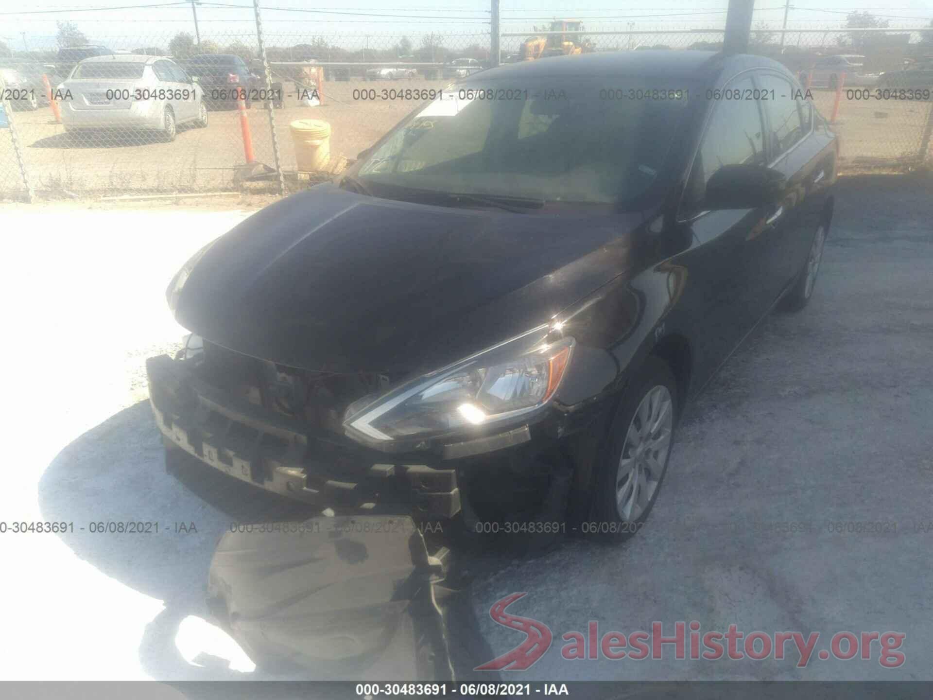 3N1AB7APXKY342182 2019 NISSAN SENTRA