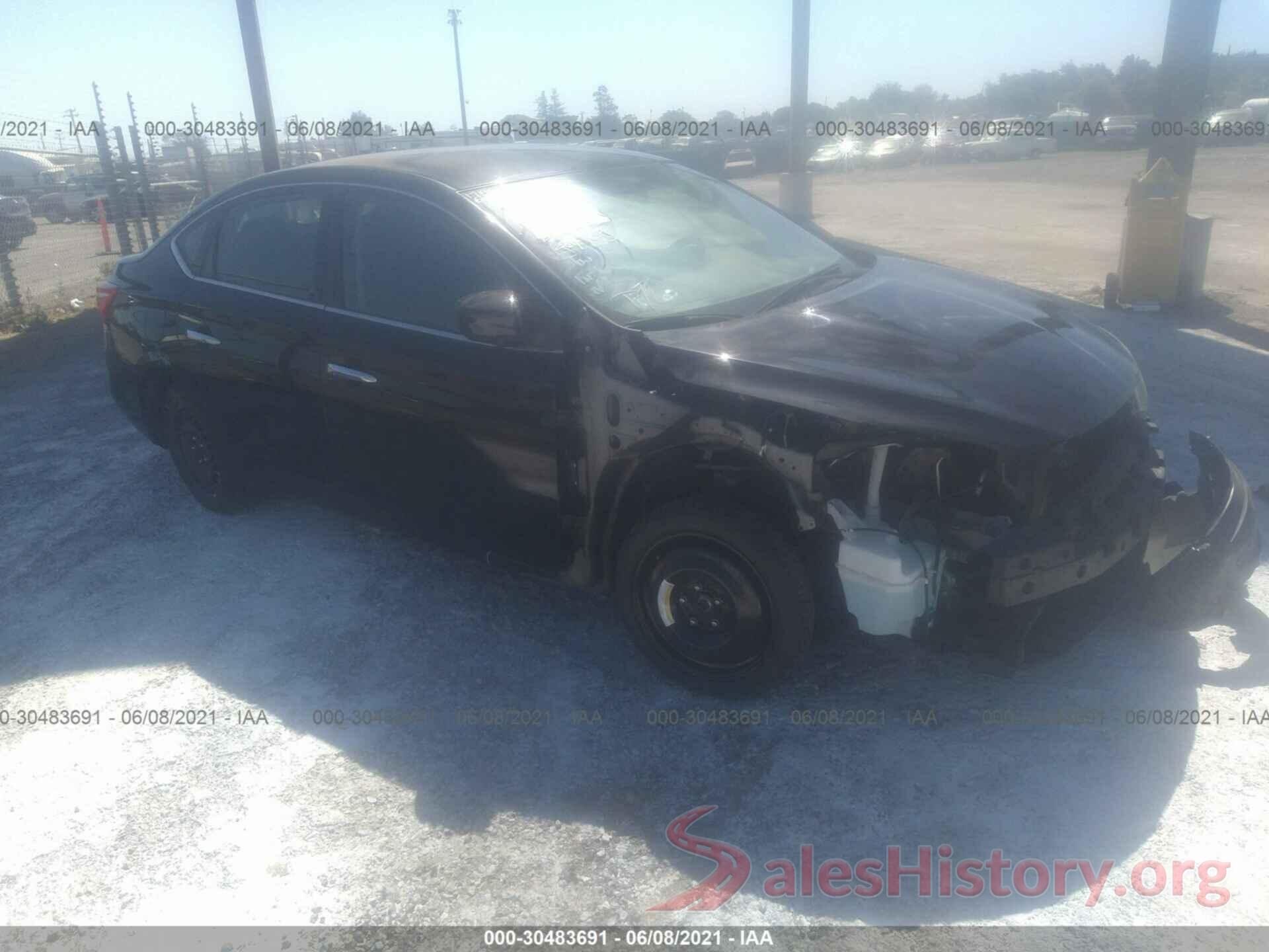 3N1AB7APXKY342182 2019 NISSAN SENTRA