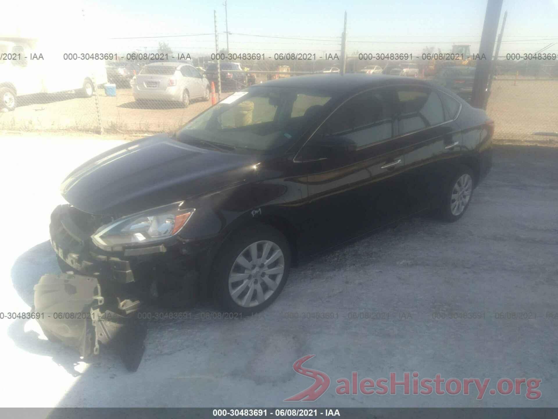 3N1AB7APXKY342182 2019 NISSAN SENTRA