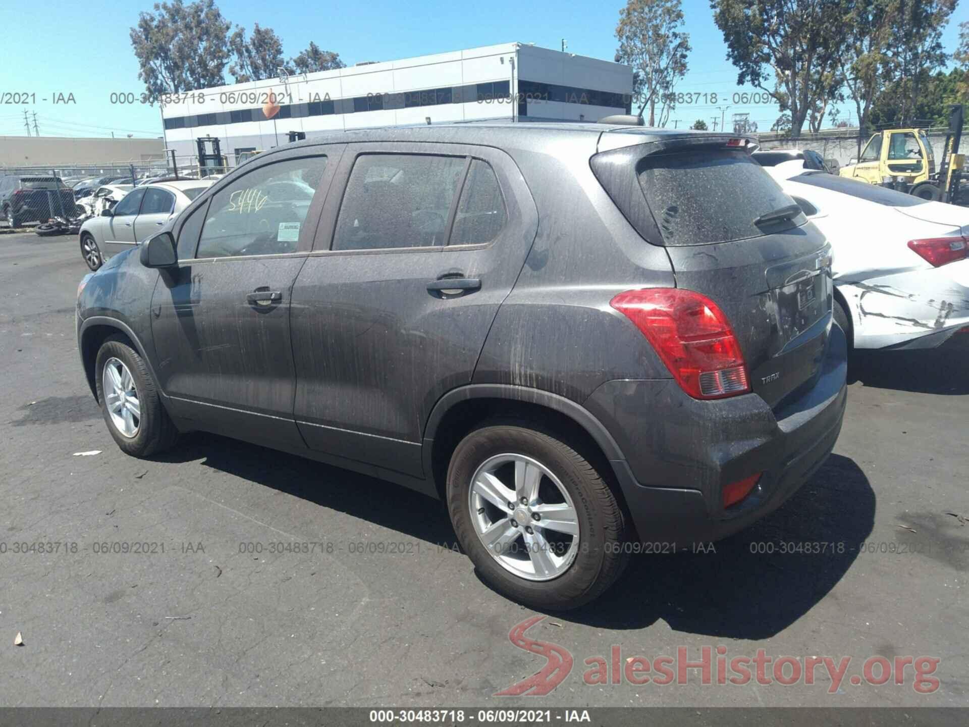 3GNCJKSB3KL296133 2019 CHEVROLET TRAX