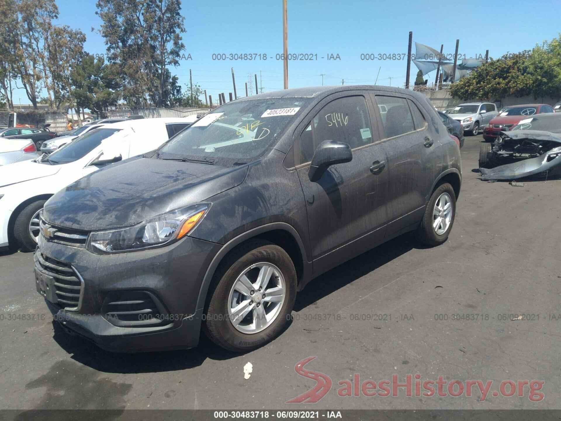 3GNCJKSB3KL296133 2019 CHEVROLET TRAX