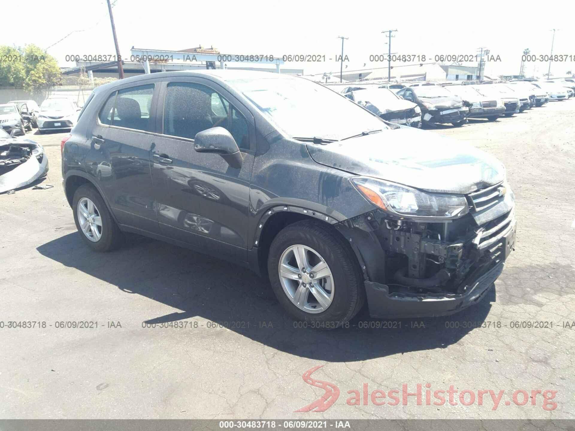 3GNCJKSB3KL296133 2019 CHEVROLET TRAX